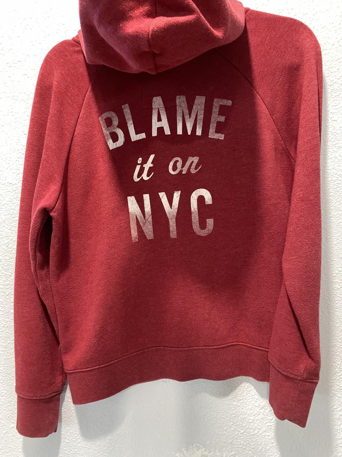 American Eagle Outfitters American Eagle NYC Blame It On NYC Zip-Up Hoodie Size M / US 6-8 / IT 42-44 - 2 Thumbnail