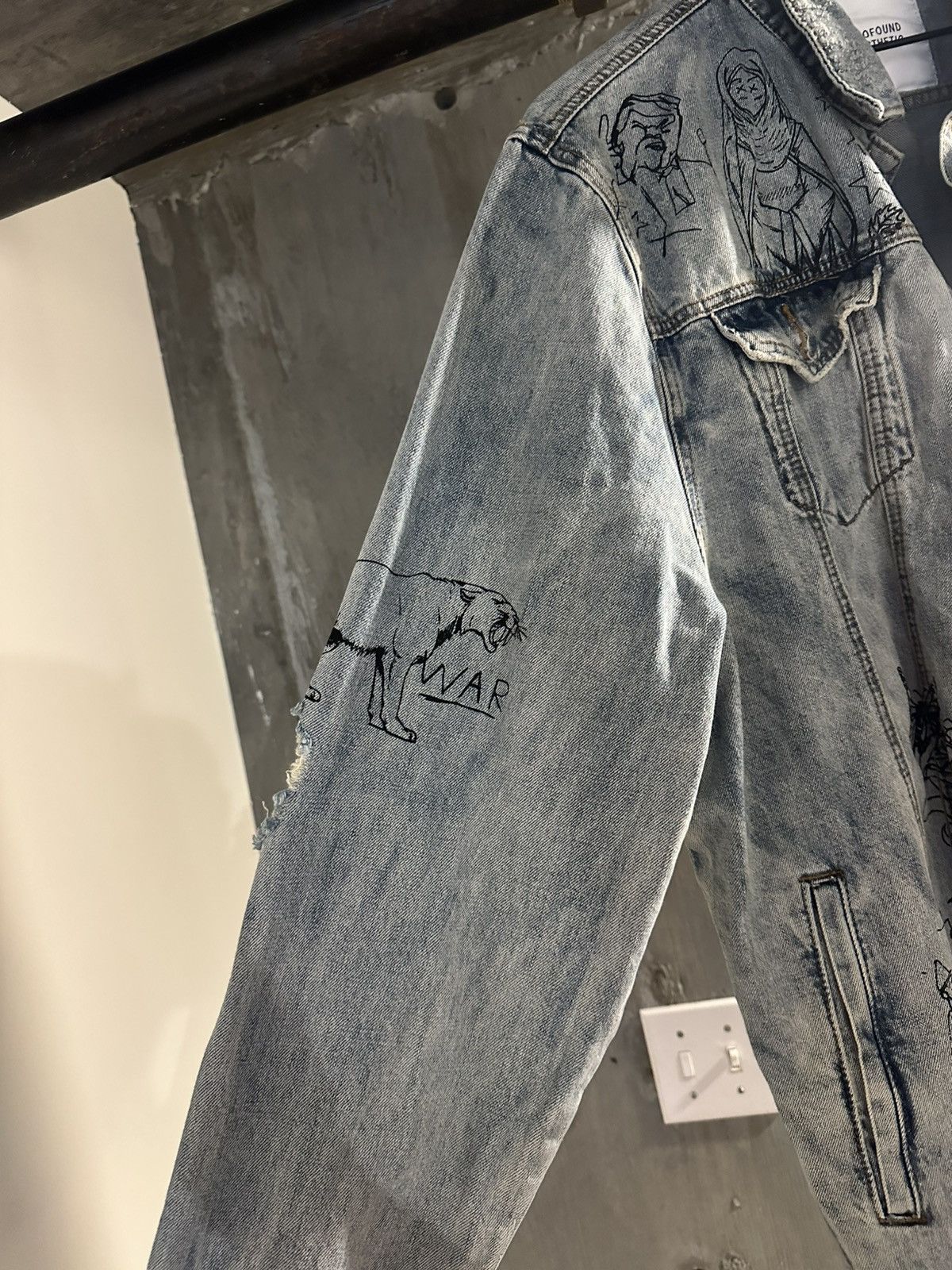 Profound Aesthetic Profound Aesthetic Denim Jacket Design size XL Size US XL / EU 56 / 4 - 6 Thumbnail