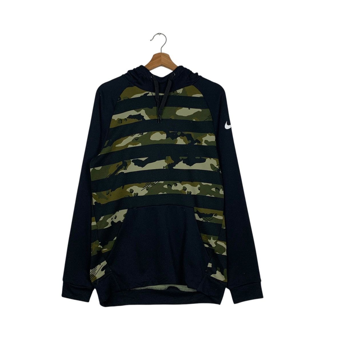 Nike NIKE Dri-Fit Camo Stipe Pullover Hoodie Sweatshirt #1956-C85 Size US M / EU 48-50 / 2 - 7 Thumbnail