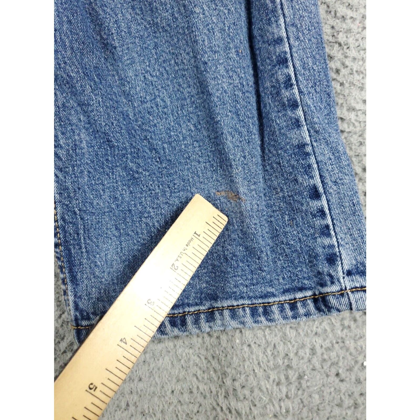 Levi's Levis 505 Jeans Mens 38x30 Blue Straight Leg Denim Pants Size US 38 / EU 54 - 7 Thumbnail