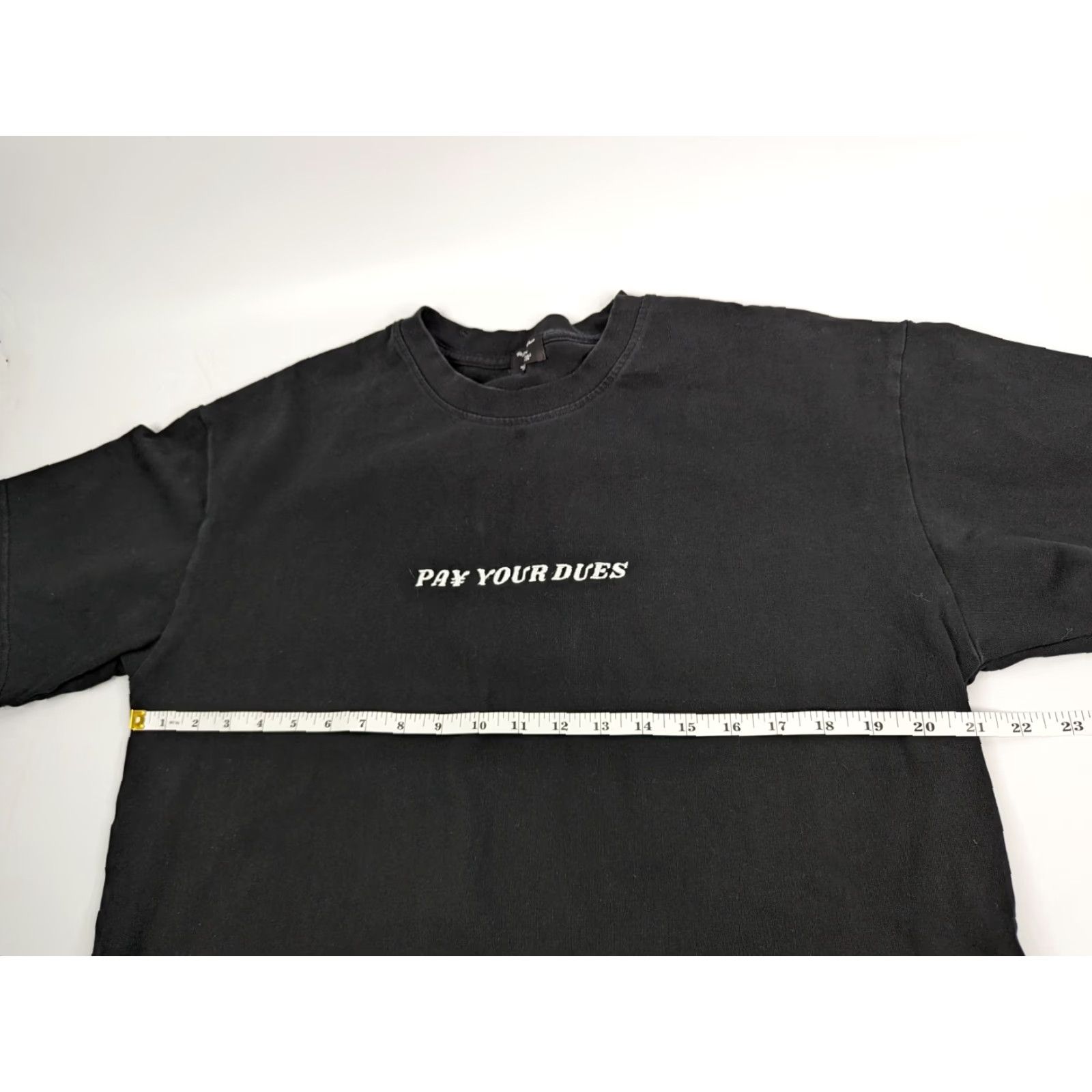 Vintage PYD T-Shirt Mens Short Sleeve Black Cotton Size S Logo Graphic Dragon Jumbo Pay Your Dues Japan Size US S / EU 44-46 / 1 - 7 Thumbnail