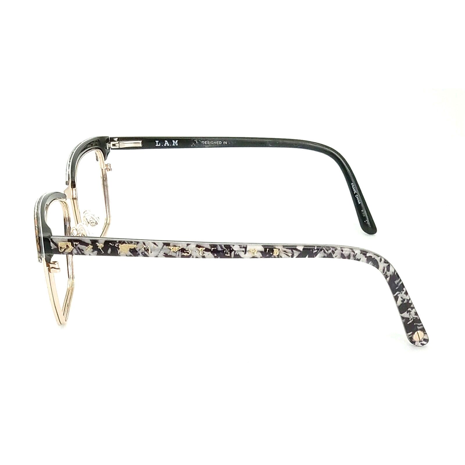 L.A.M.B. L.A.M.B. LAUF 085 B:40 BLACK GOLD EYEGLASSES FRAMES Size ONE SIZE - 5 Thumbnail