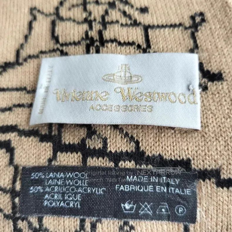 Vivienne Westwood Vivienne Westwood Saturn Printed Woolen Scarf Size ONE SIZE - 3 Thumbnail