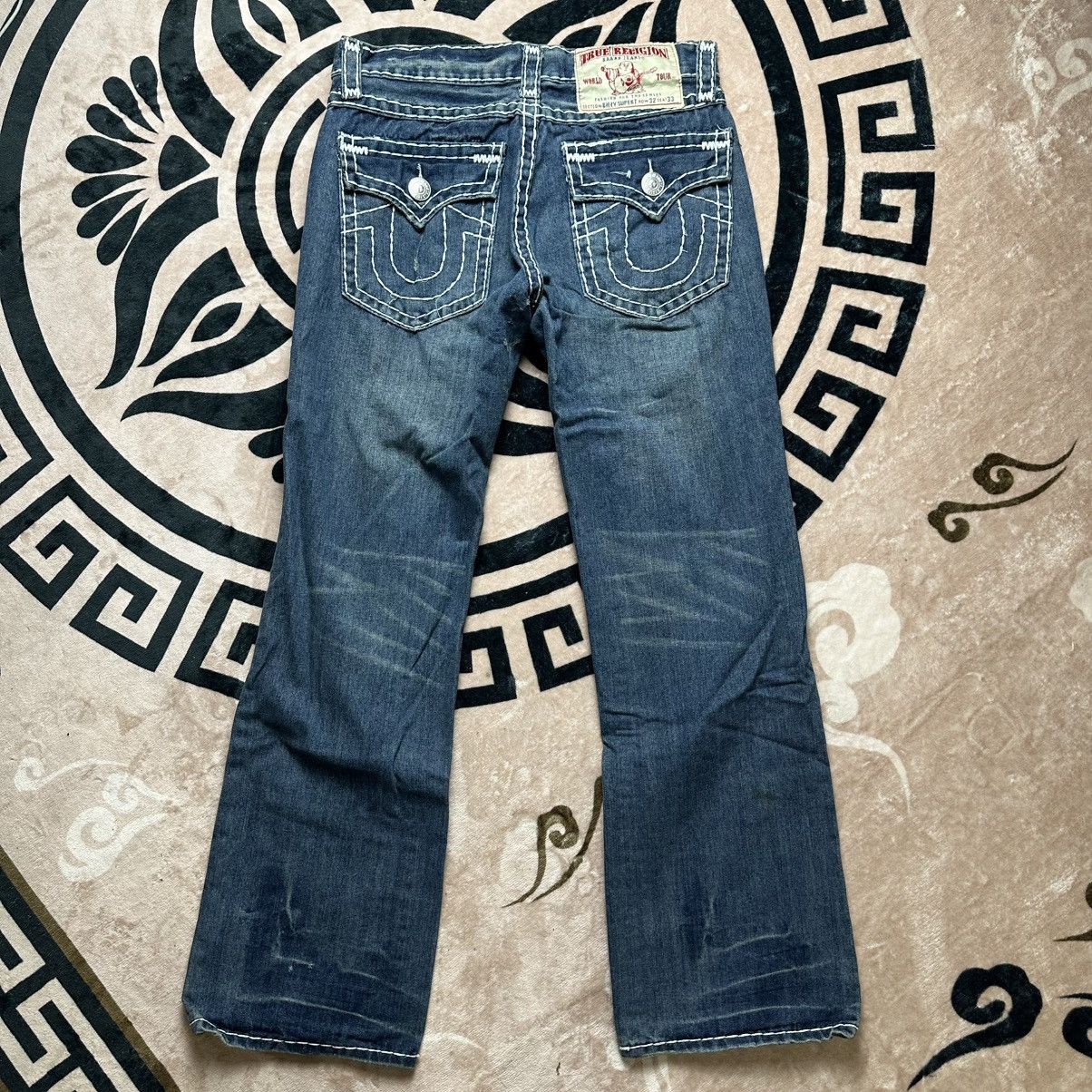 True Religion Vintage True Religion Big Stiching Denim Size US 32 / EU 48 - 2 Thumbnail