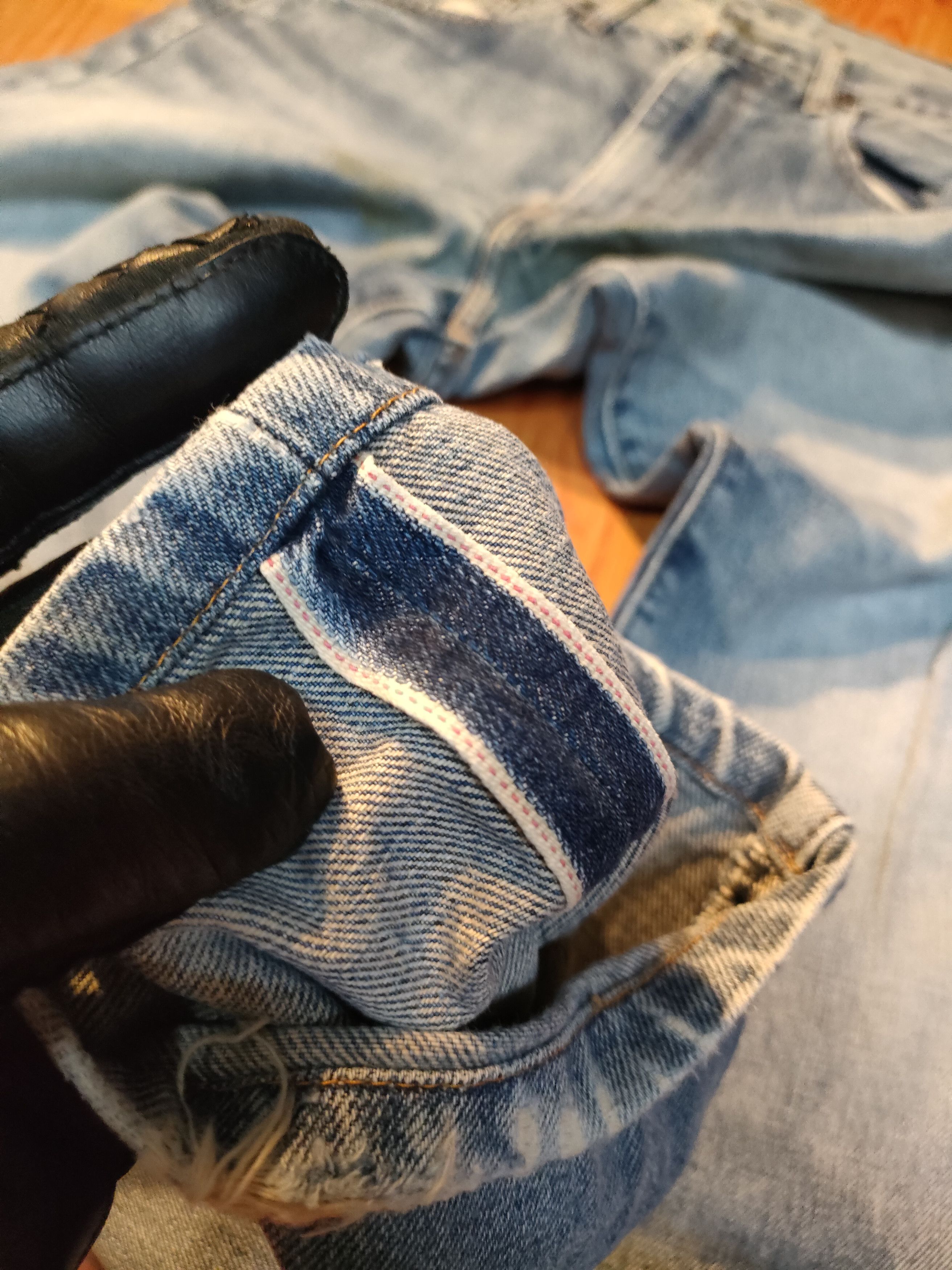 Levi's Vintage Clothing × Vintage Vintage Levi's 502 Selvedge Jeans Size US 32 / EU 48 - 5 Thumbnail