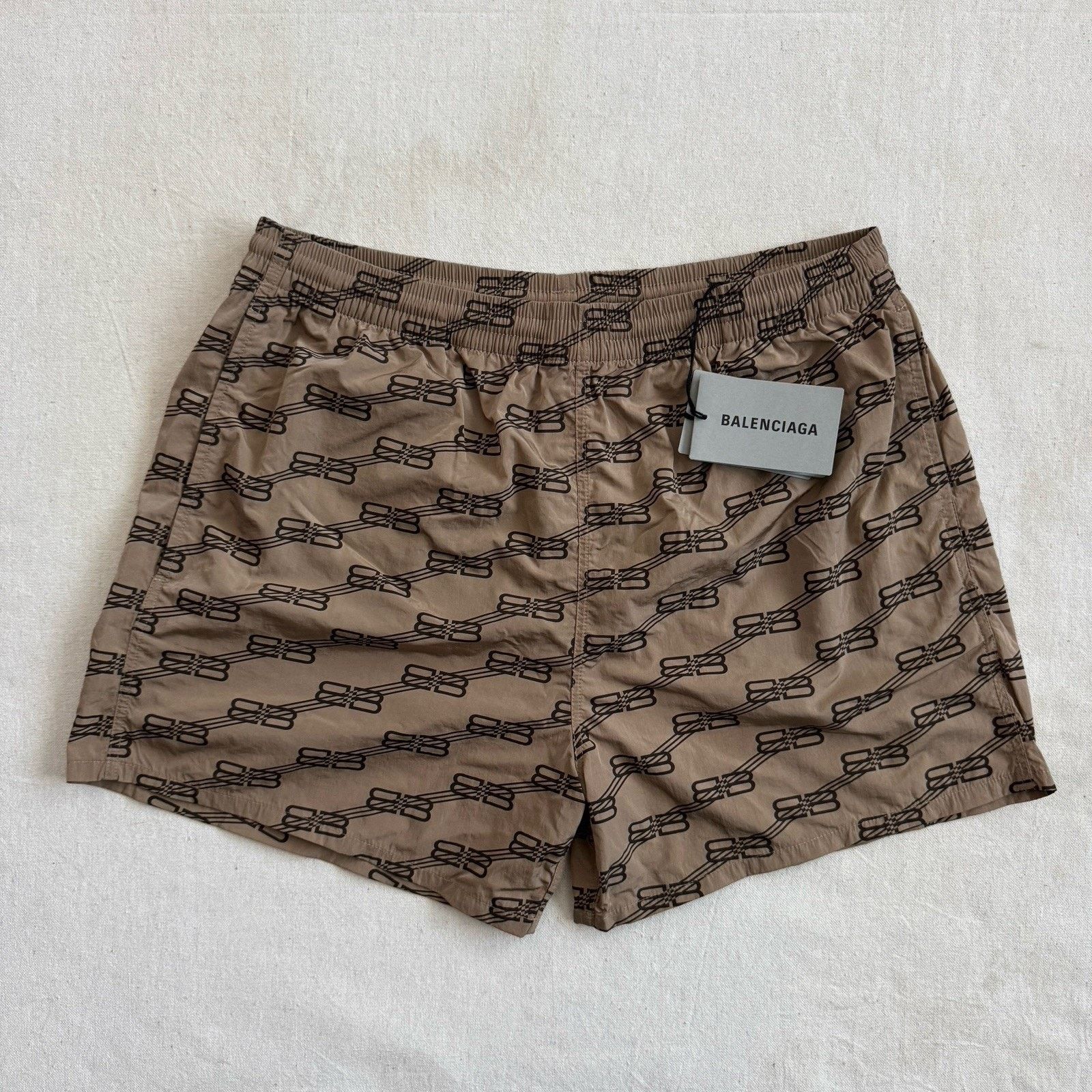 Balenciaga LAYERED UNDERWEAR SWIM SHORTS | Grailed