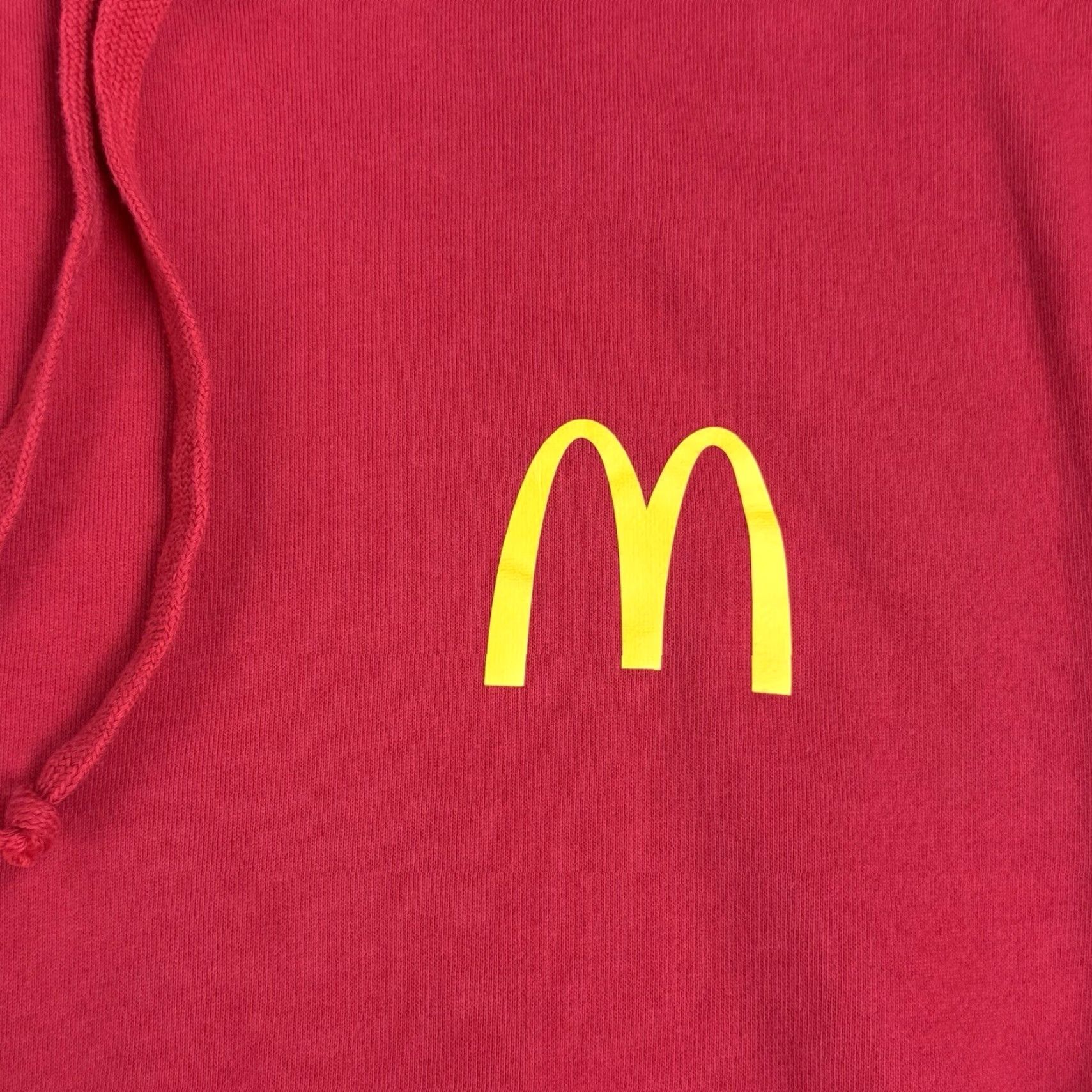 Vintage Sumey McDonald’s Red Hoodie Pullover Sweatshirt - XL Men - Hooded Graphic Print, Long Sleeve, Regular Size, Vintage? Size US XL / EU 56 / 4 - 2 Thumbnail