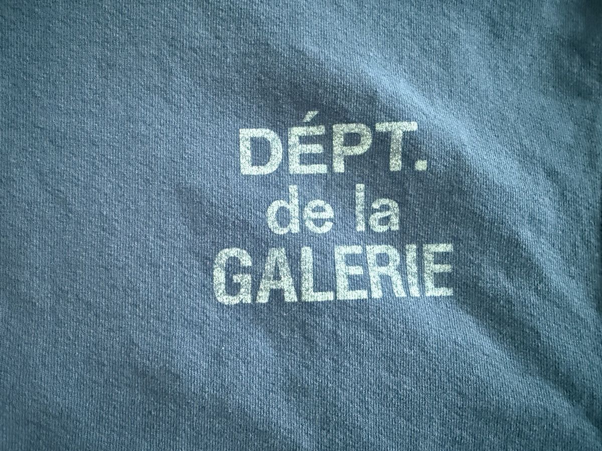 Gallery Dept. Gallery Dept Blue Gray Hooded Sweatshirt Large Size US L / EU 52-54 / 3 - 2 Thumbnail