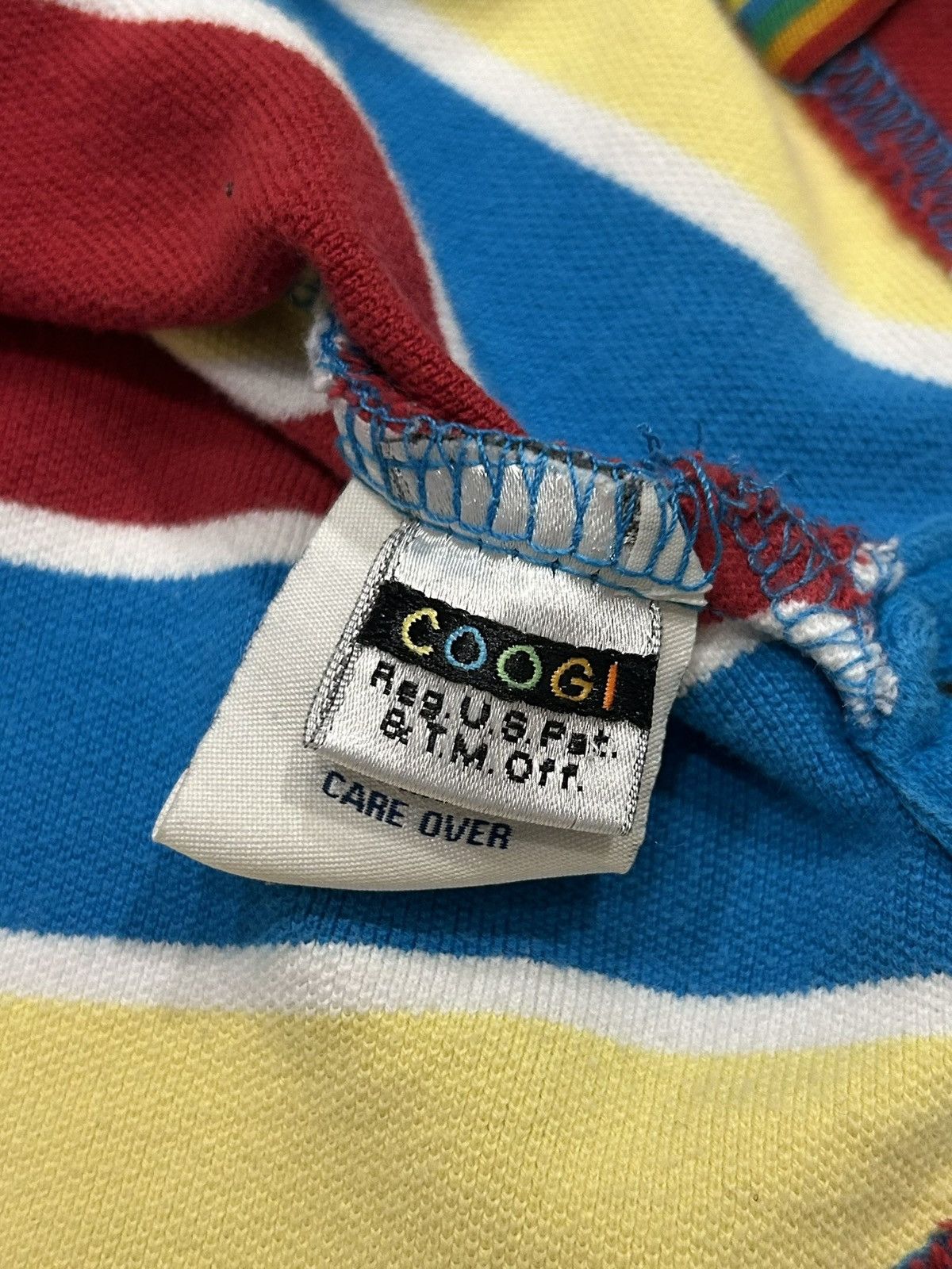 Coogi Coogi Multicoloured Striped Polo Shirt Size US XXL / EU 58 / 5 - 6 Thumbnail