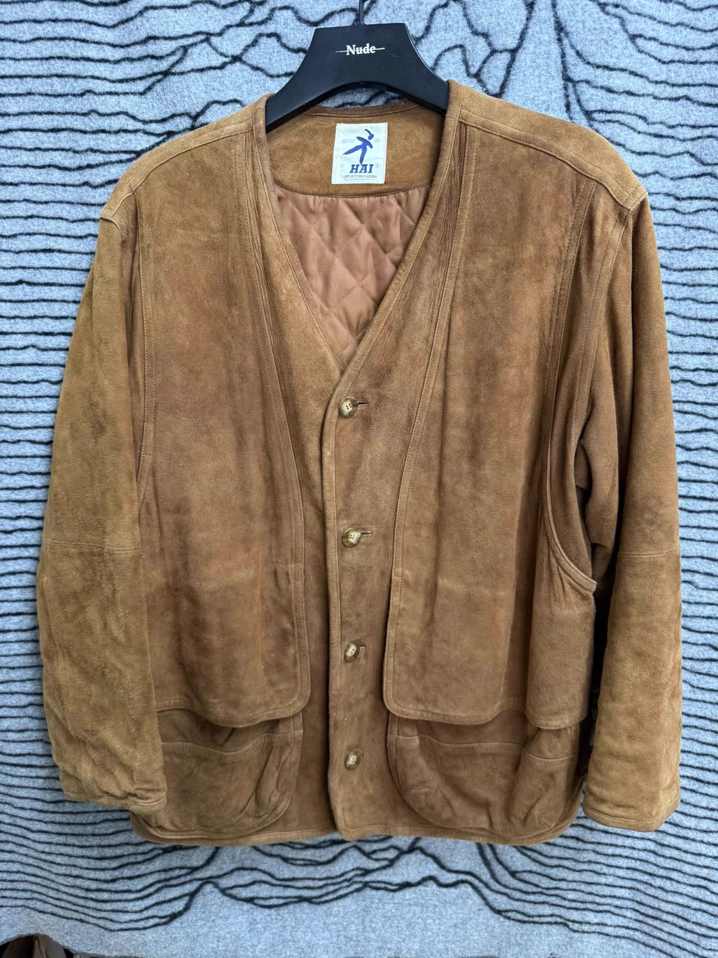 Issey Miyake ISSEY MIYAKE HAI SPORT Sheepskin Kimono Jacket K20 Size US XL / EU 56 / 4 - 1 Thumbnail