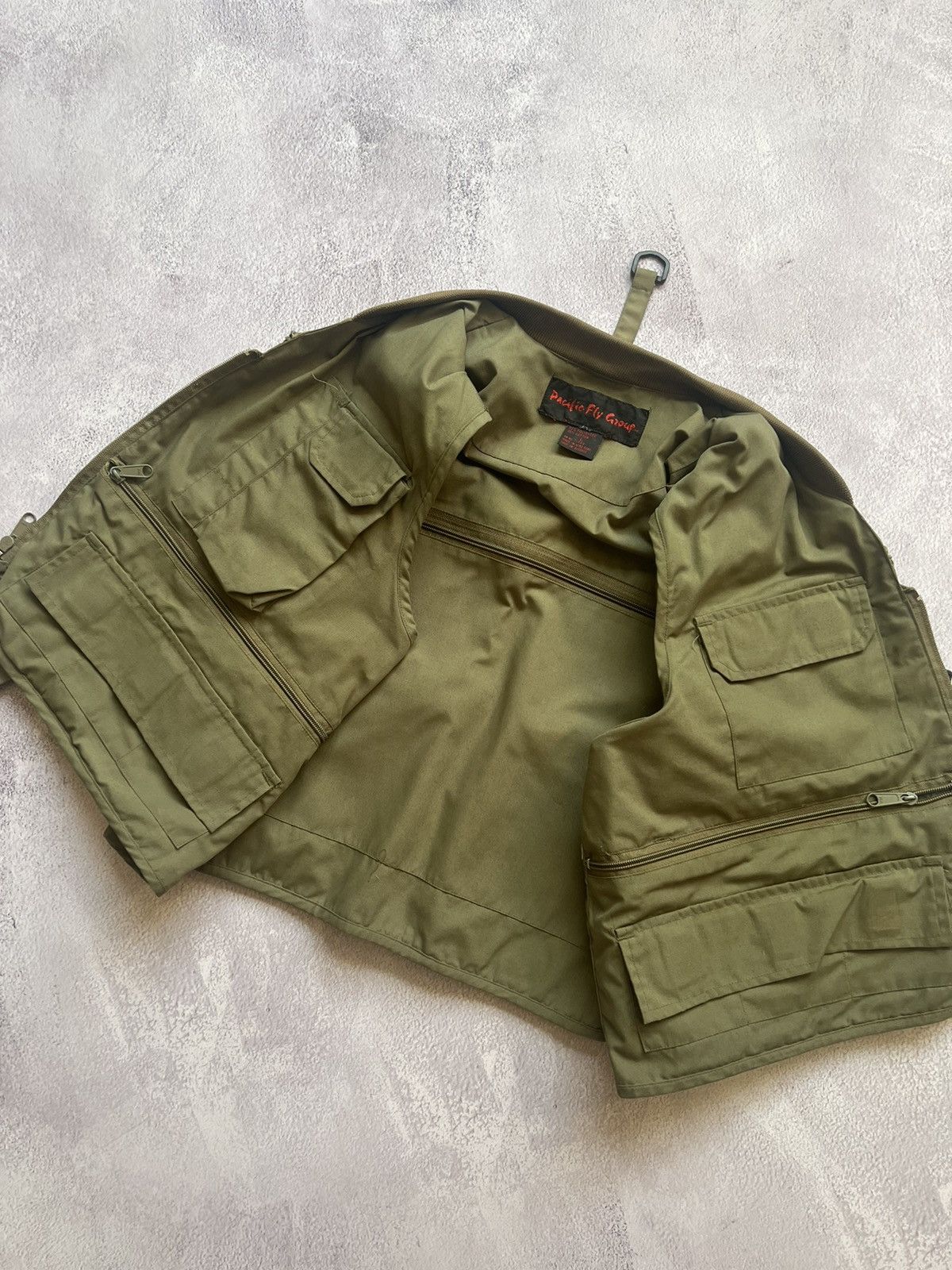 Japanese Brand × Vintage Vintage Khaki Multi Pocket Fly Fishing Vest Size US L / EU 52-54 / 3 - 8 Thumbnail