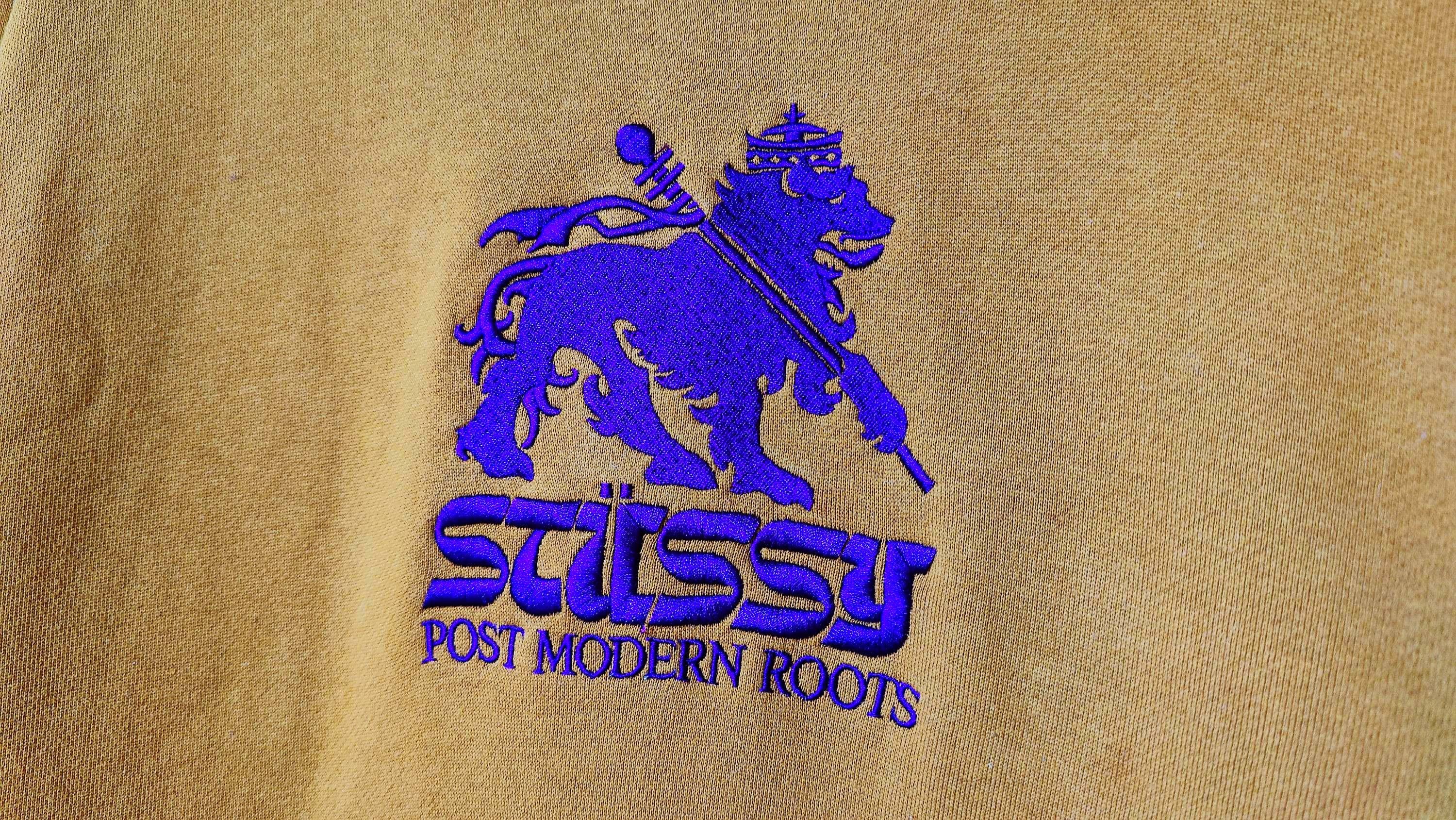 Stussy Stussy Lion Post Modern Roots Brown Sweatshirt Hoodie Size US L / EU 52-54 / 3 - 4 Thumbnail