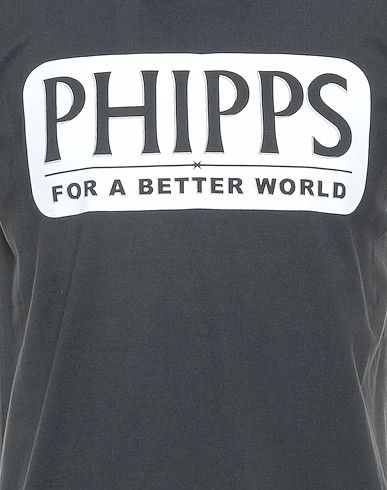 Phipps o1mle1124 Logo Short Sleeve T-Shirt in Grey Size US S / EU 44-46 / 1 - 4 Thumbnail