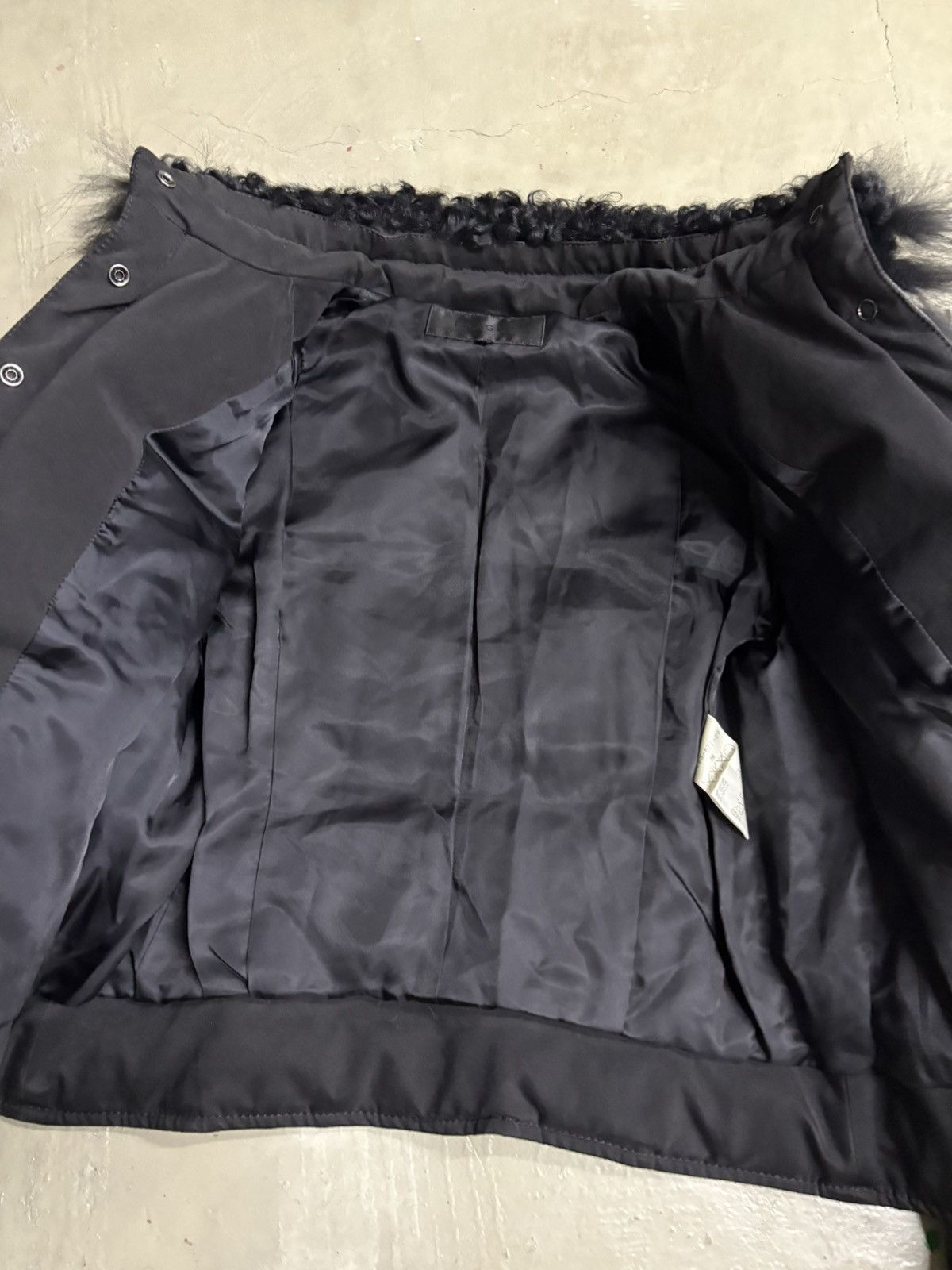 Beauty Beast Fragile Fur Faux Leather Demo Jacket Asymmetrical Lace Up Size US XS / EU 42 / 0 - 8 Thumbnail