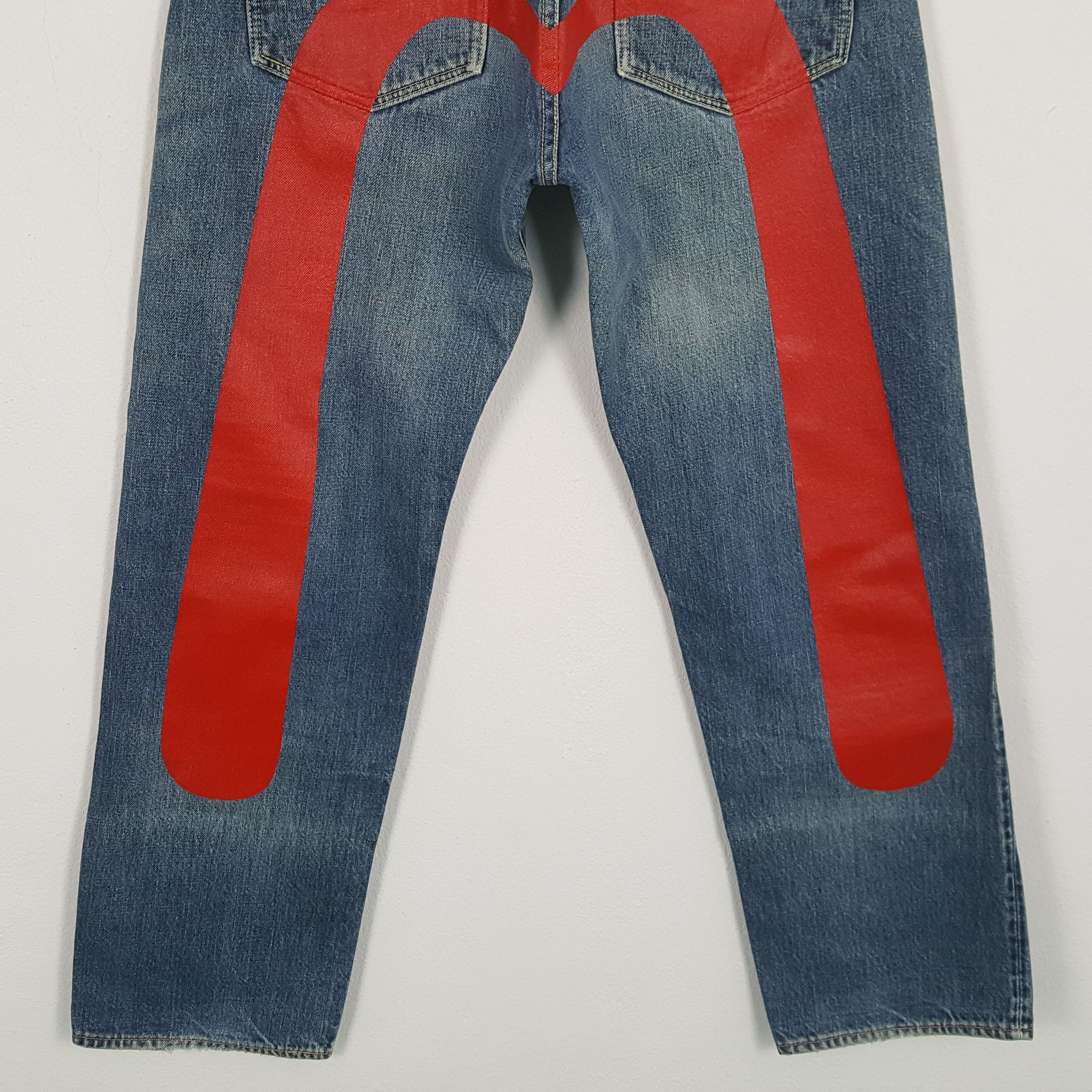 Evisu × Japanese Brand × Vintage Vintage EVISU Japanese Brand Daicock Custom Design Jeans Size US 29 - 3 Thumbnail