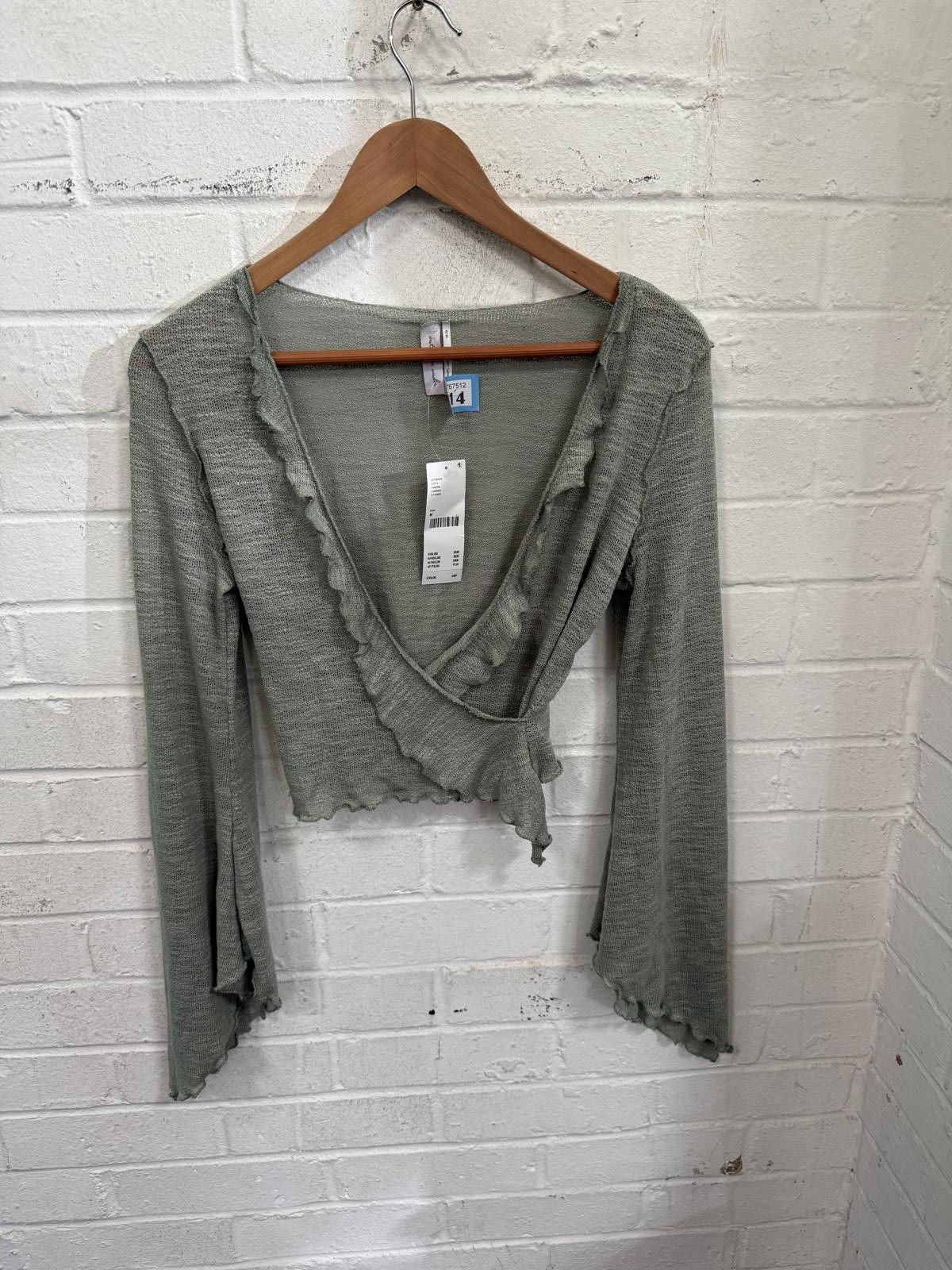 Other Women's Khaki Wrap Top Size M Size M / US 6-8 / IT 42-44 - 1 Thumbnail
