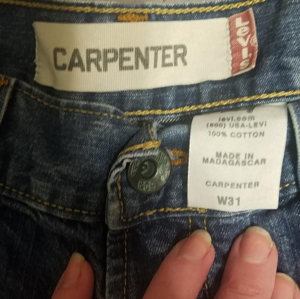 Levi's Levi's Blue Denim Cargo Shorts Size 31 Size US 31 - 3 Thumbnail