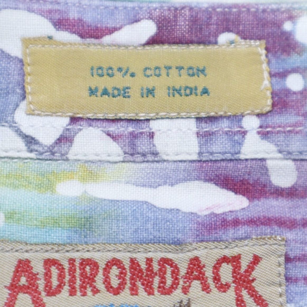 Vintage VINTAGE Adirondack Camp Cotton All Over Print Button Up Shirt Men XL Size US XL / EU 56 / 4 - 6 Thumbnail