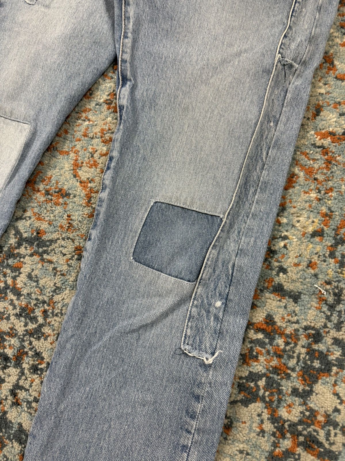 Levi's Vintage y2k Levis custom patchwork denim palm tree slim fit Size US 32 / EU 48 - 10 Thumbnail
