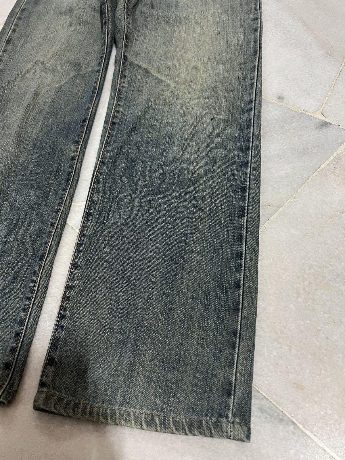 Edwin × If Six Was Nine × Japanese Brand 💥RARE💥Vintage Edwin Faded Blue Jean Japan Size US 31 - 5 Thumbnail