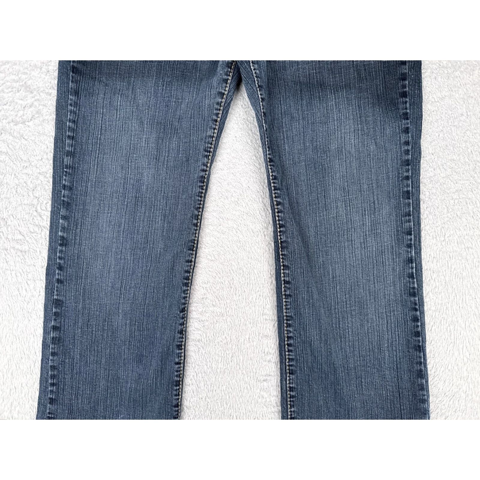 Denime Common Genes Jeans Womens 10P Blue Mid Rise Straight Leg Stretch Denim Casual Size 32" / US 10 / IT 46 - 3 Thumbnail