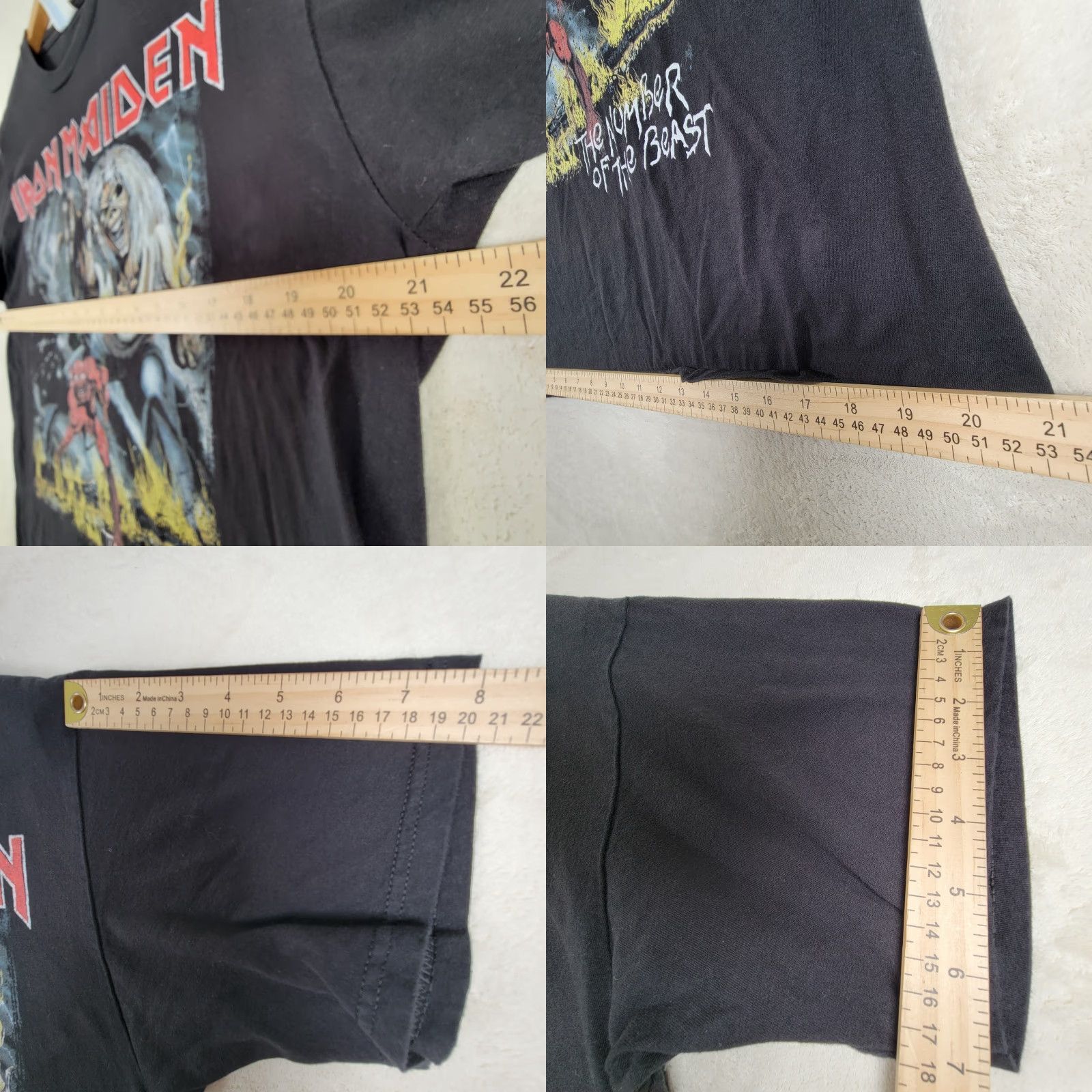 Vintage VINTAGE Iron Maiden t shirt 2010 Size US L / EU 52-54 / 3 - 8 Thumbnail