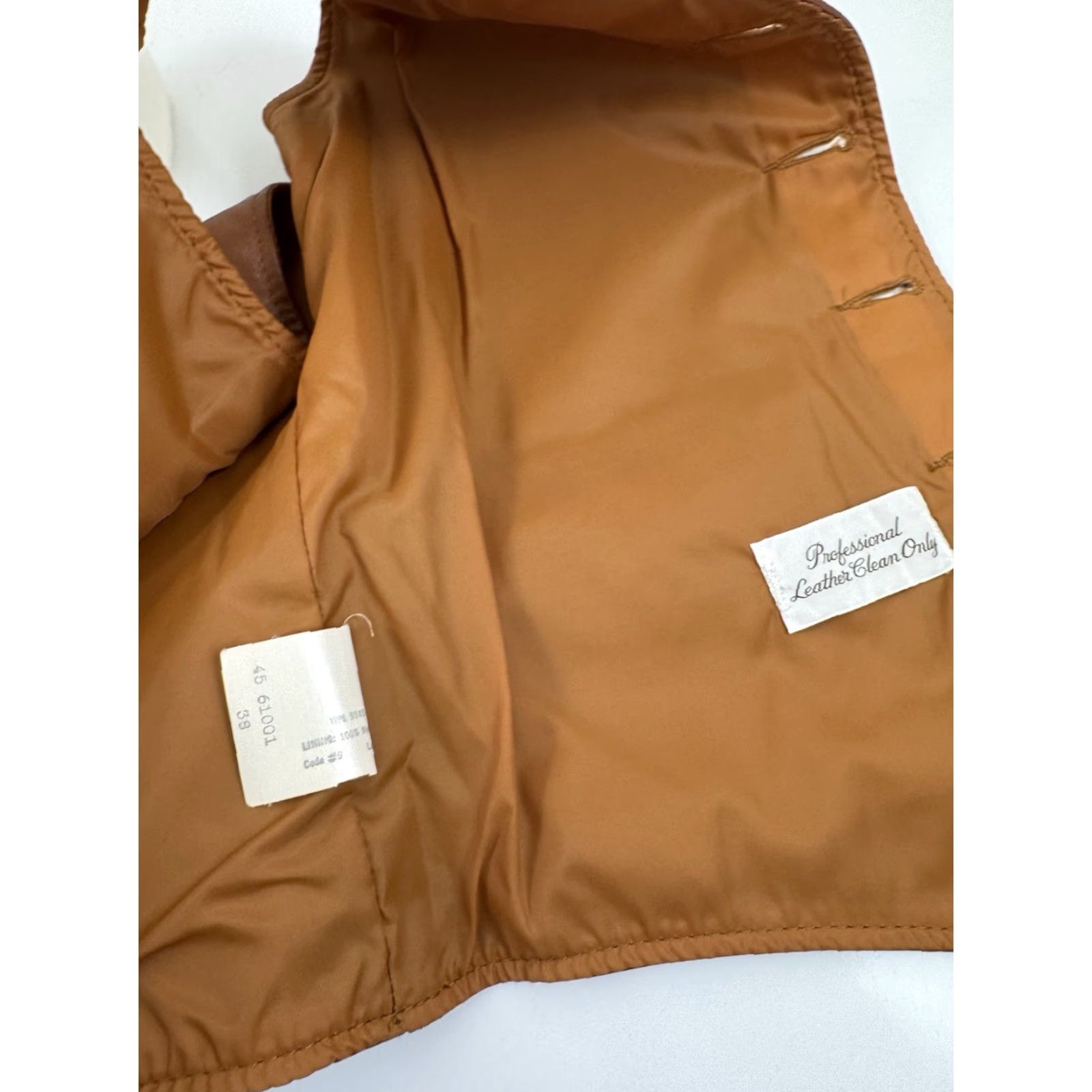 Sears VINTAGE Sears Leather Vest Western Mens 38 Brown - EXCELLENT Vest Mens 38 Brown Western Leather Sears Size US XXS / EU 40 - 5 Thumbnail