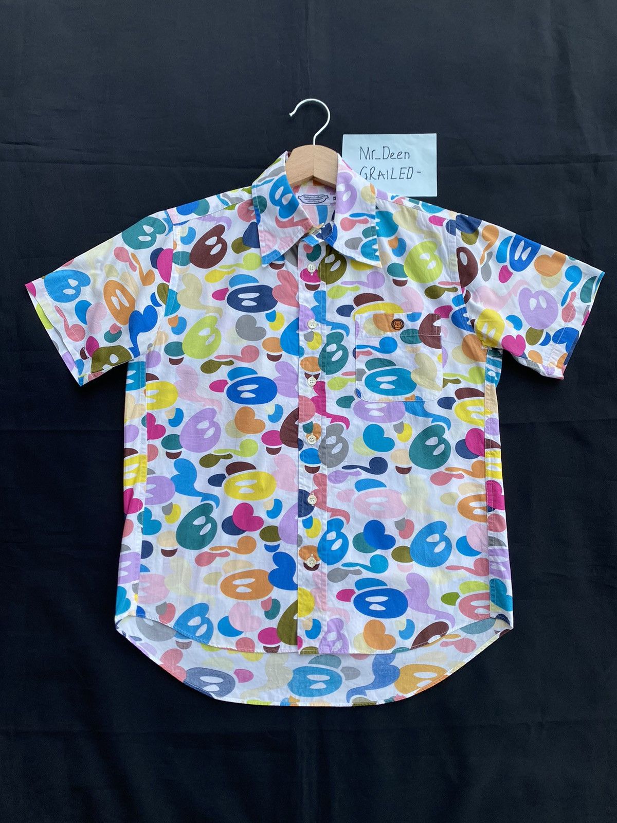 Bape Baby Milo Multicamo Button Up Shirt Size US XS / EU 42 / 0 - 1 Thumbnail