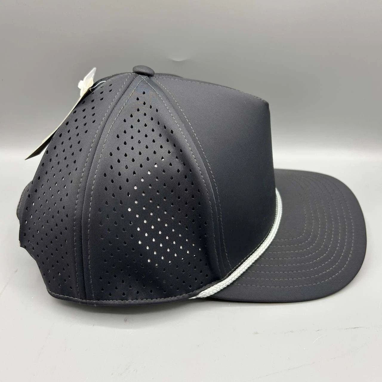 The Game The Game Hat Men Black Gray Blank Plain Snap Back Cap New Size ONE SIZE - 7 Thumbnail