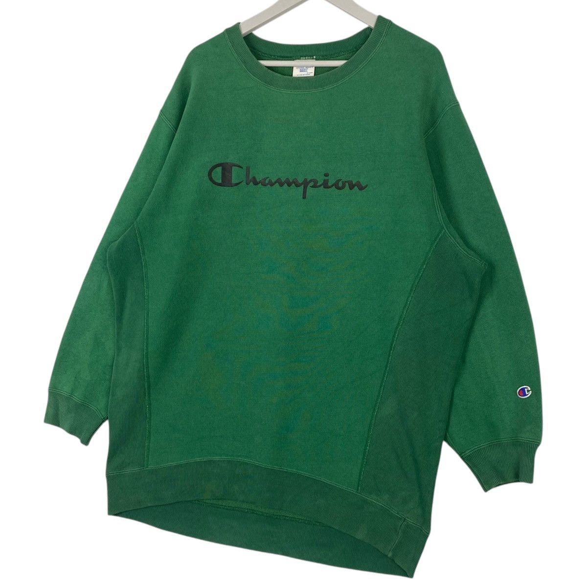 Designer × Vintage Vintage Champion Small Logo Embroidered Sweatshirt Crewneck Size S / US 4 / IT 40 - 2 Thumbnail