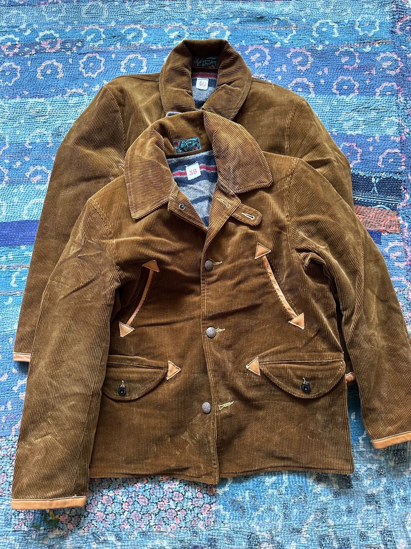 Meister mister freedom corduroy leather panel safari coat 38 Size XS / US 0-2 / IT 36-38 - 1 Thumbnail
