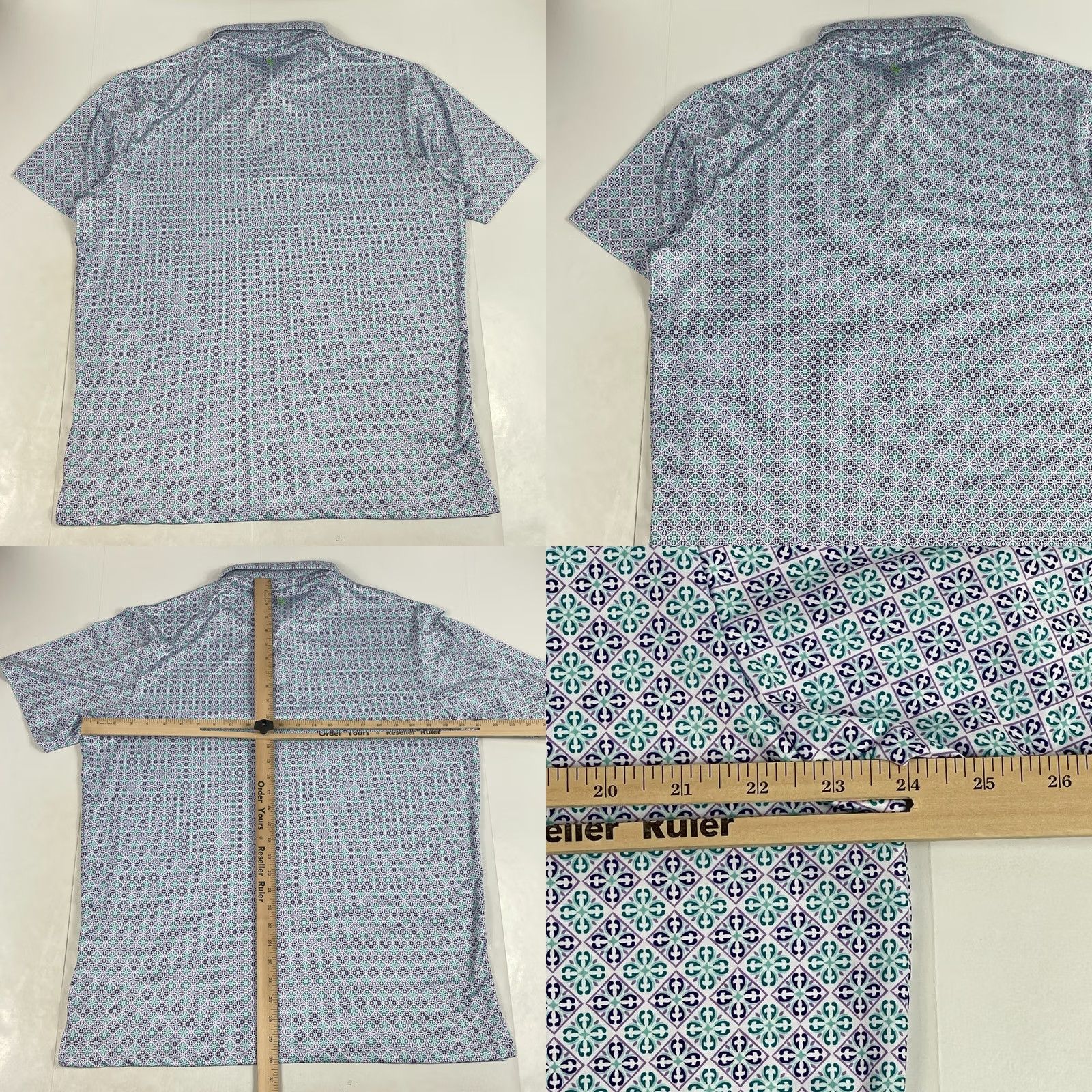 Tailorbyrd TaylorByrd Purple Polo Shirt XL Men's Short Sleeve Golf Activewear Size US XL / EU 56 / 4 - 8 Thumbnail