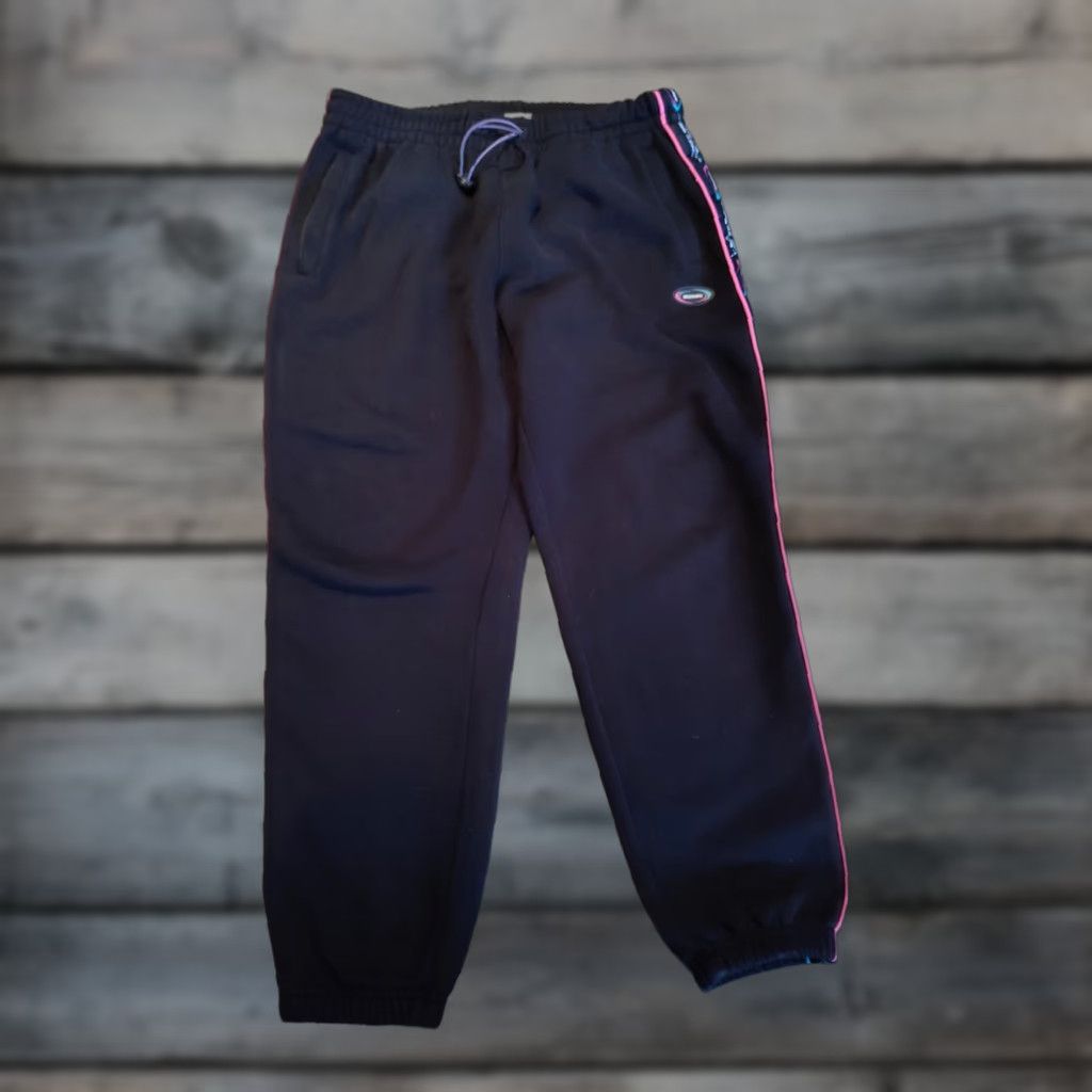 Vintage VINTAGE SDMN Sideman Sweatpants Men's XL Black Athletic Joggers Activewear Side Stripe Size US 36 / EU 52 - 1 Thumbnail