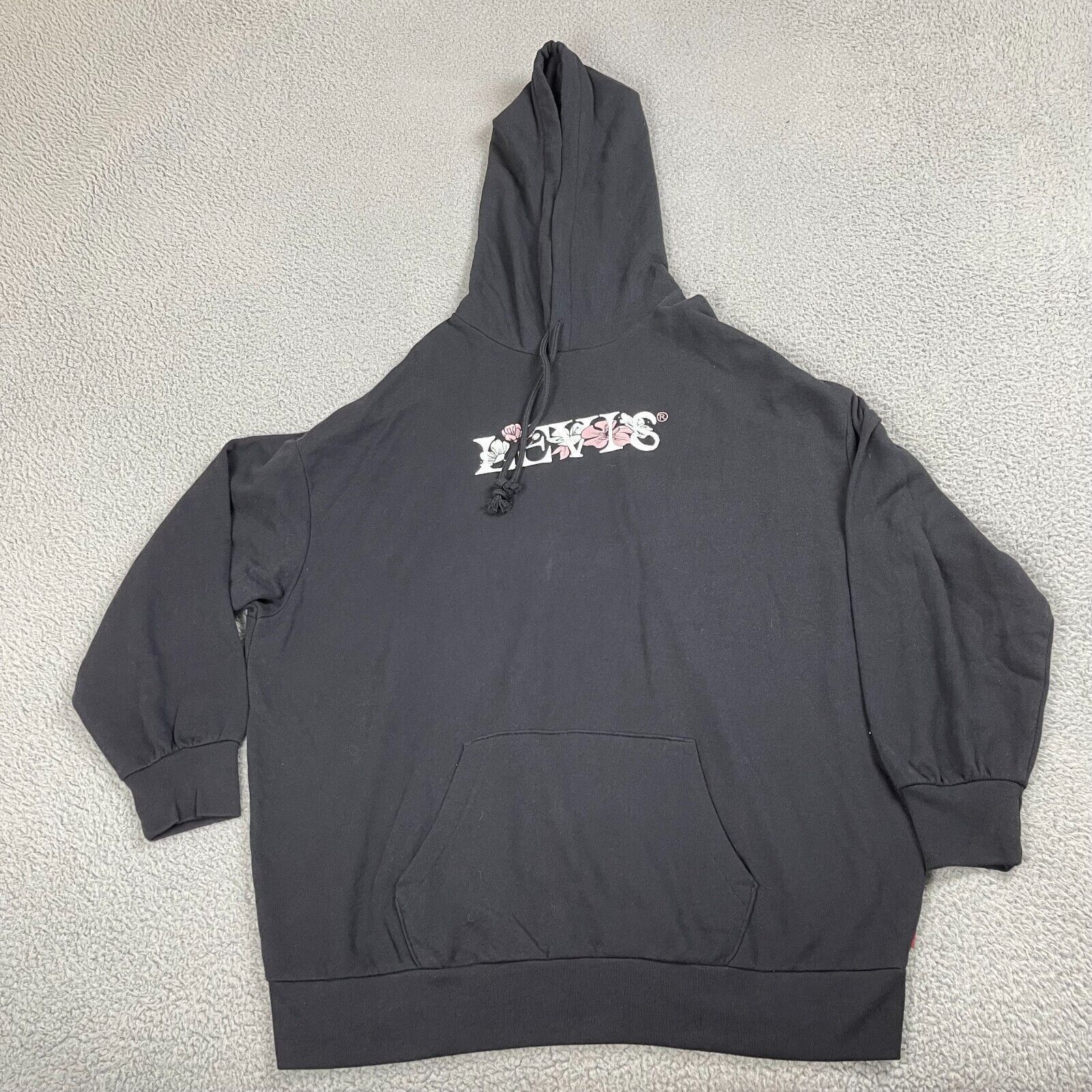 Levi's Levis Hoodie Mens Long Sleeve Kangaroo Pockets Pullover Size US S / EU 44-46 / 1 - 1 Thumbnail
