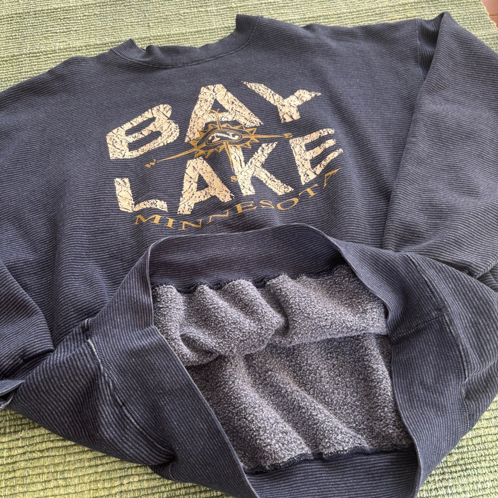 Vintage Vintage 1990s Bay Lake Minnesota cotton sweatshirt size L/XL Size US L / EU 52-54 / 3 - 4 Thumbnail