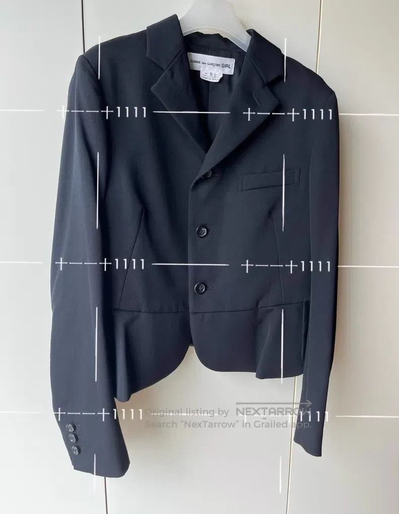Comme des Garcons Comme des Garcons Lace petal flounce wool blazer Size S / US 4 / IT 40 - 5 Thumbnail