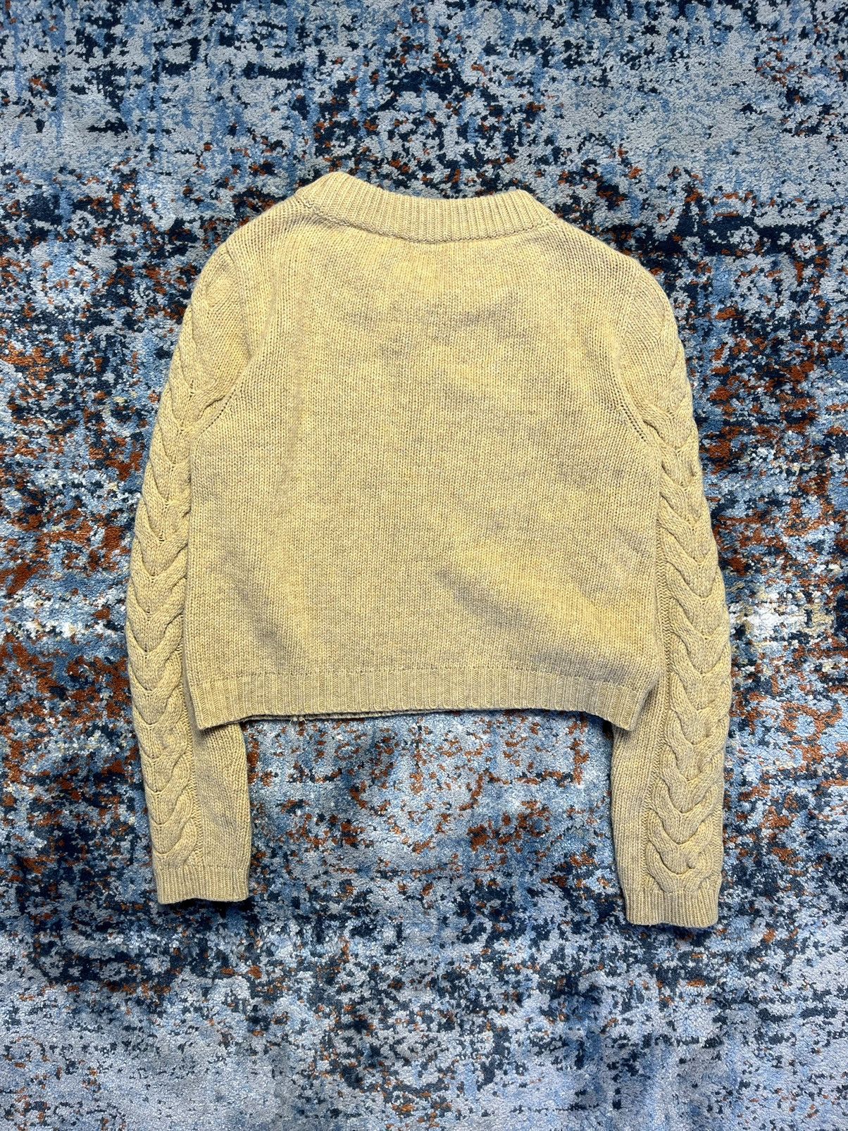 Chloe × See by Chloe Vintage y2k See by Chloe cable knit sweater cropped fit Size M / US 6-8 / IT 42-44 - 2 Thumbnail