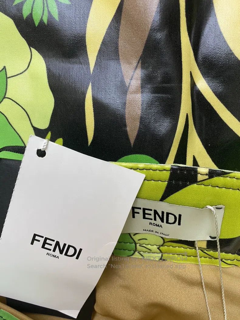 Fendi Fendi Print patchwork skirt Size 24" / US 00 / IT 34 - 4 Thumbnail