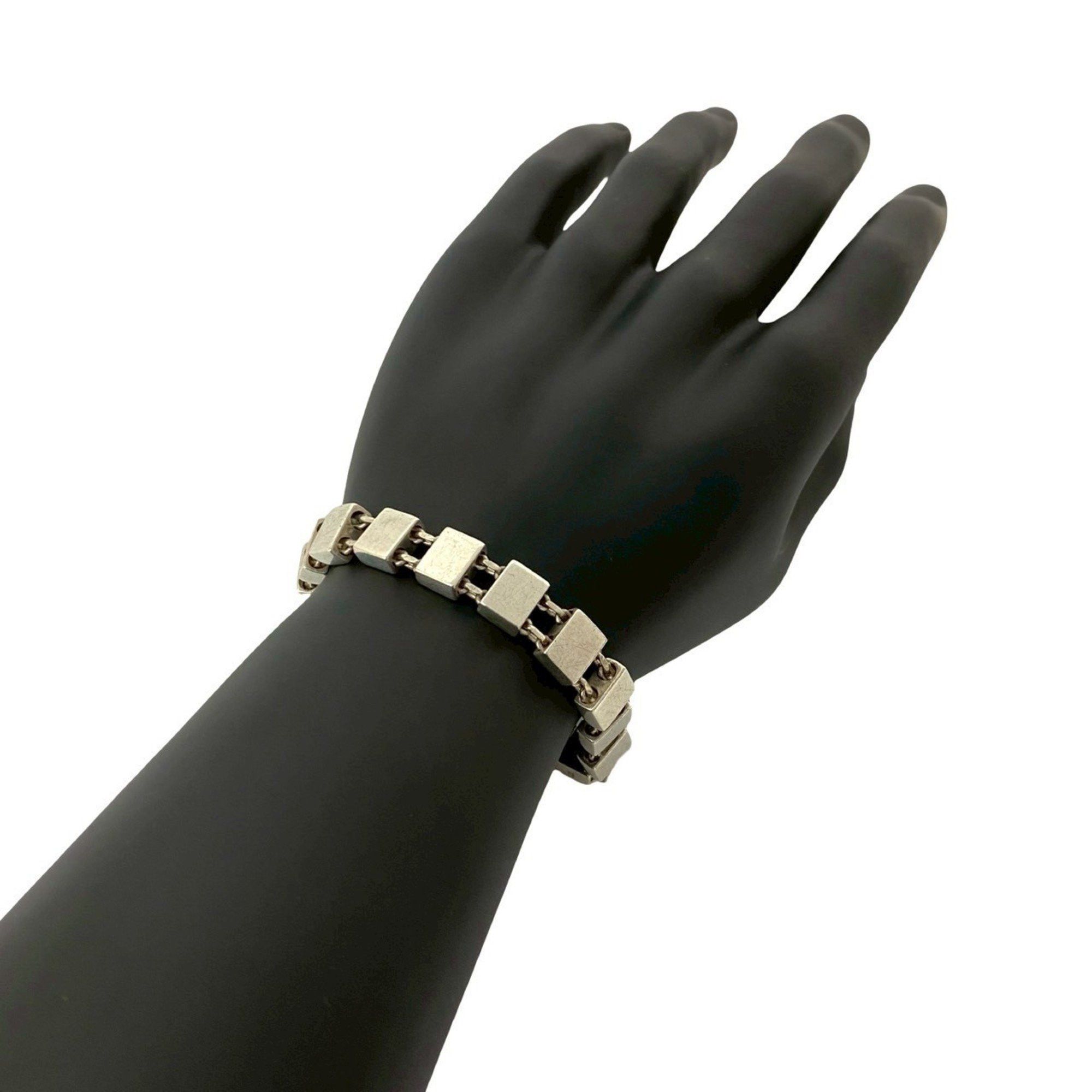 Gucci GUCCI Square Chain Bracelet in Sterling Silver (925) Bangle, 47967 Size ONE SIZE - 1 Thumbnail