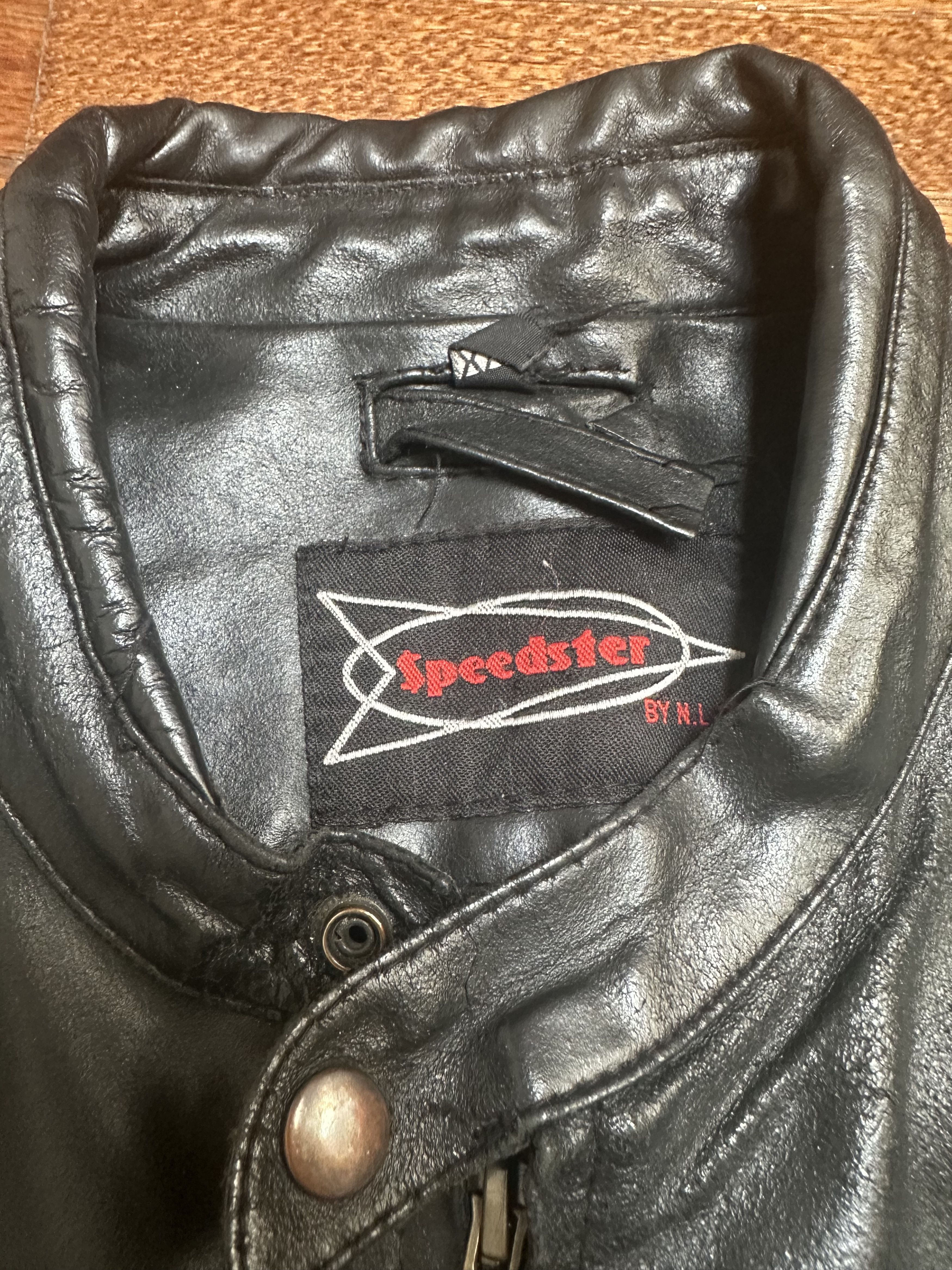 Other Vintage Speedster Leather Racing Jacket Size US XL / EU 56 / 4 - 5 Thumbnail