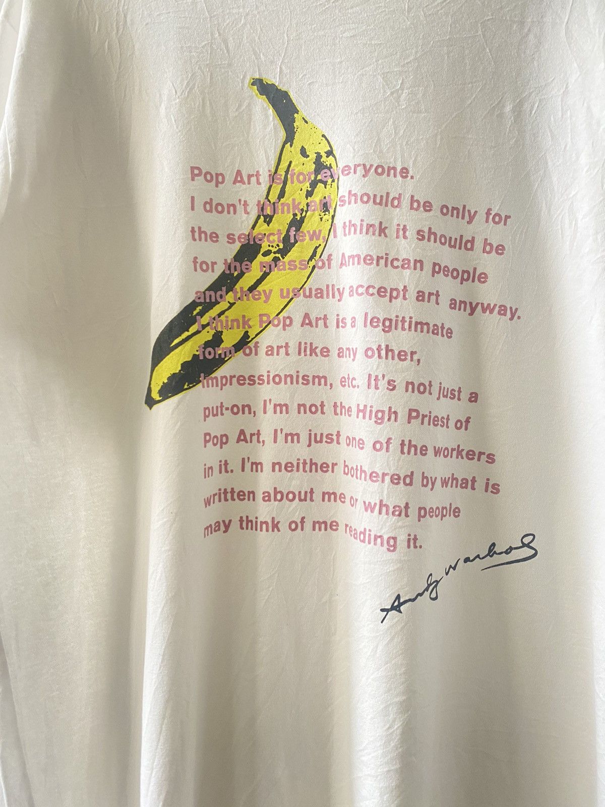 Andy Warhol × Vintage Vintage Y2k Andy Warhol Pop Art Tshirt Size US XL / EU 56 / 4 - 3 Thumbnail