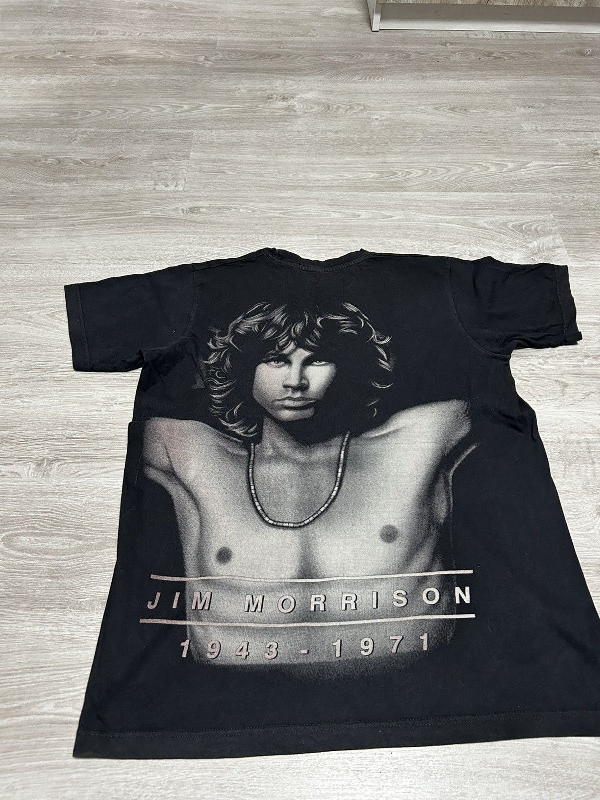 Vintage Vintage Jim Morrison 1943-1971 All Over Print T-Shirt Size US L / EU 52-54 / 3 - 9 Thumbnail