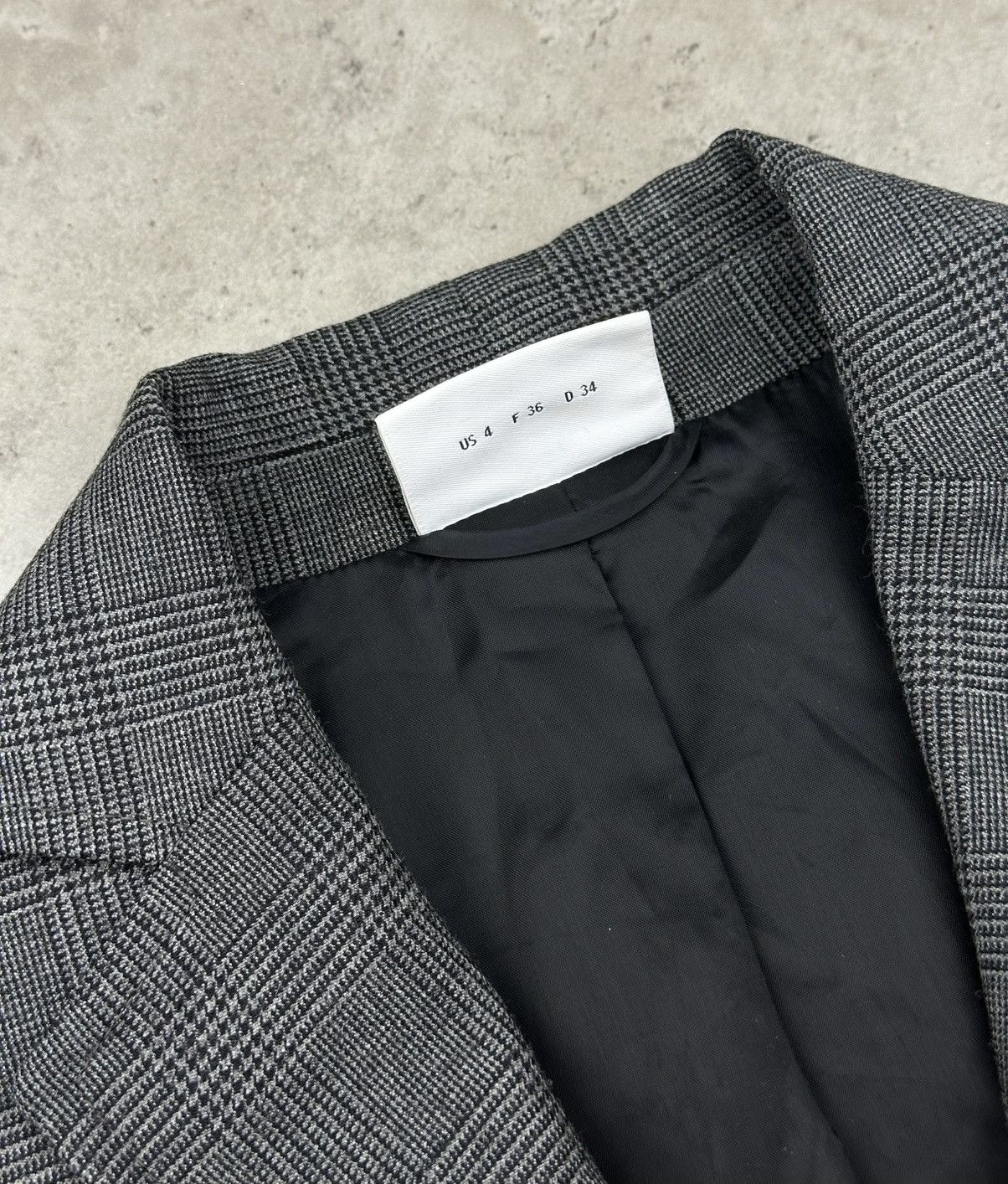 Akris Akris Punto Women's Gray Plaid Skirt Suit Set - US 4 / FR 36 Size S / US 4 / IT 40 - 12 Thumbnail