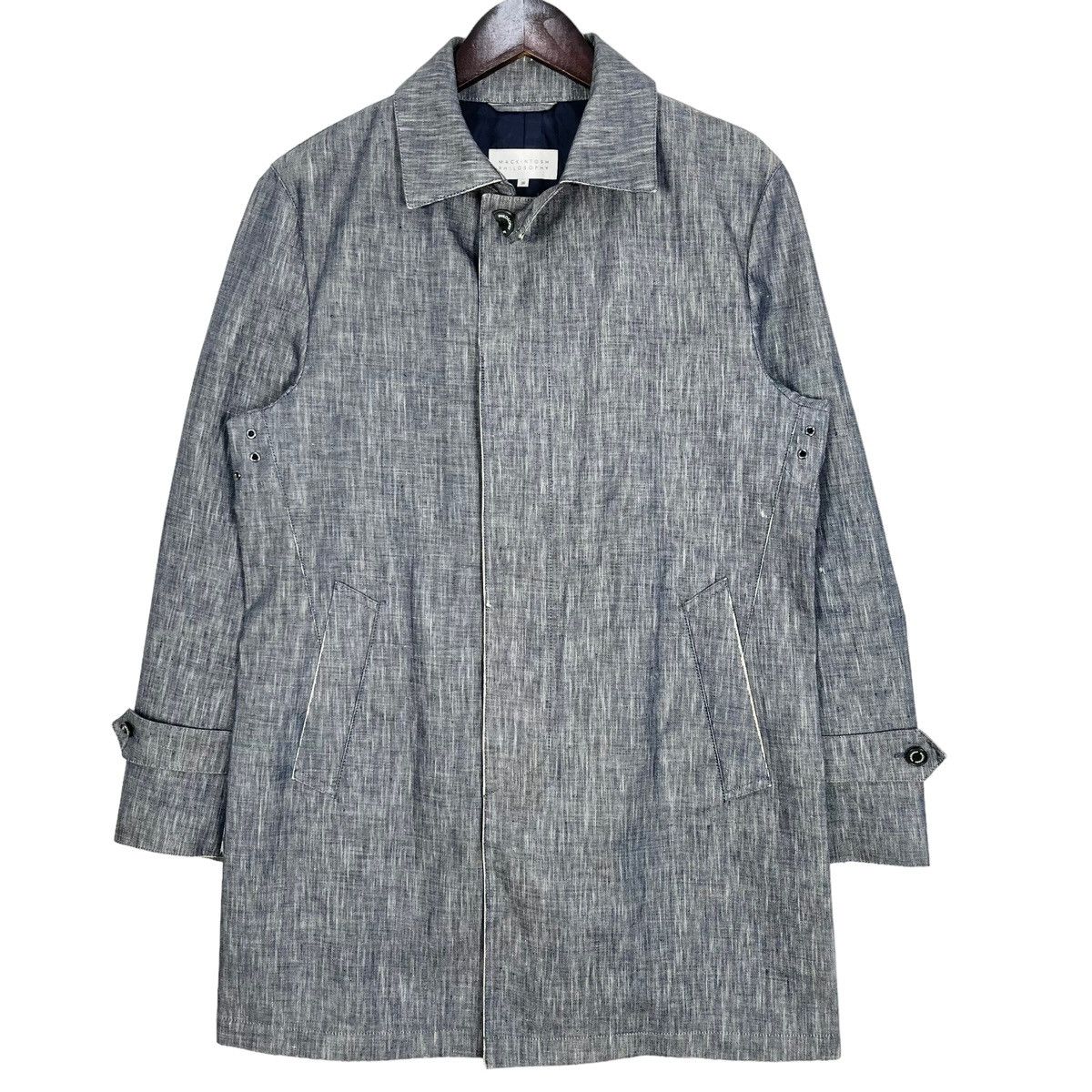 Mackintosh Philosophy Women Denim Trench Coat