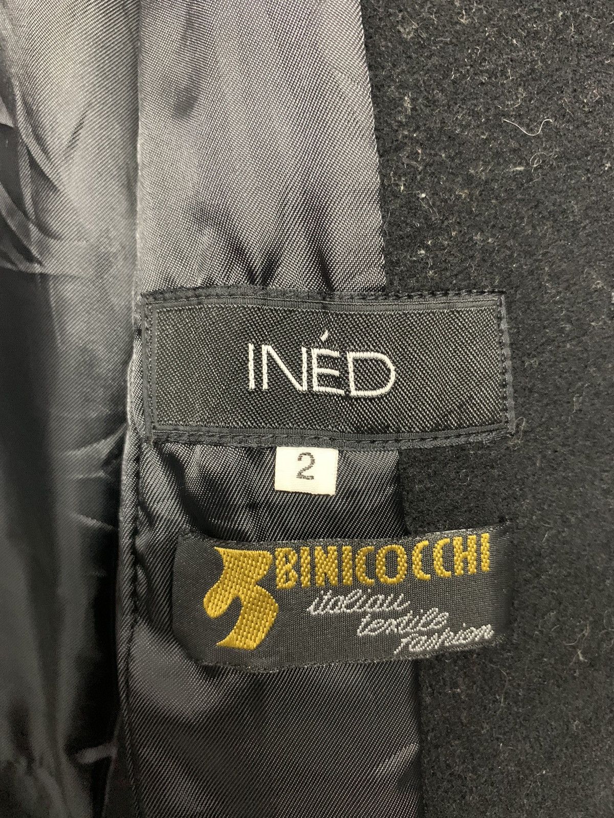 Designer × Japanese Brand × Yohji Yamamoto Binicocchi X Ined Yohji Yamamoto Wool Long Jacket Size S / US 4 / IT 40 - 7 Thumbnail