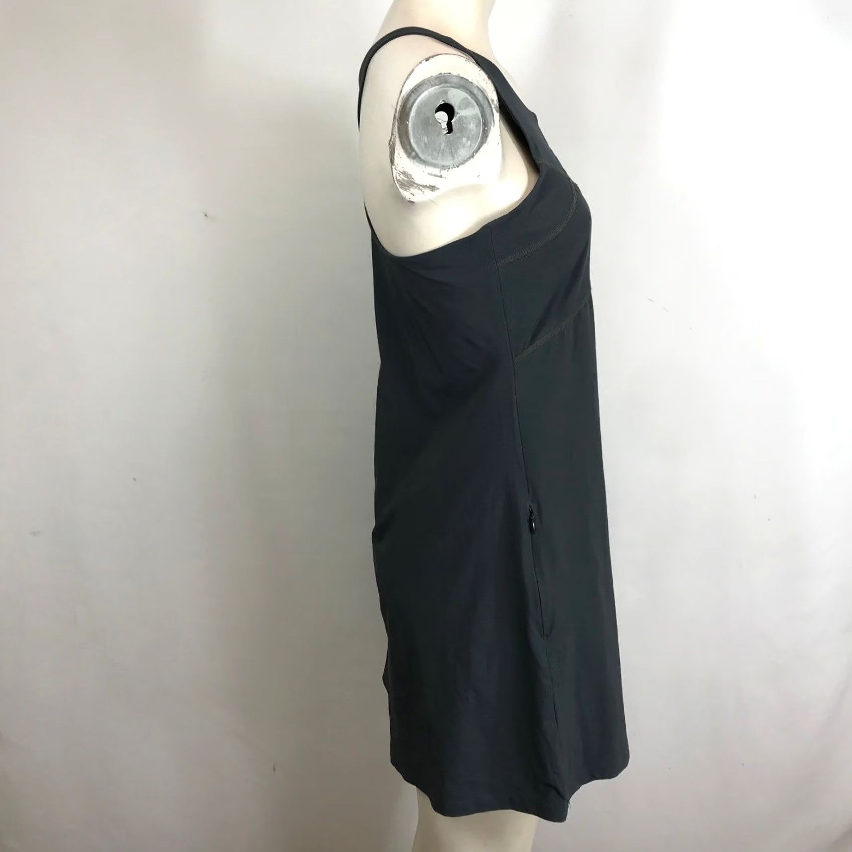 Prana Prana Athletic Mini Dress Sleeveless Racerback Dark Gray XS Womens Size XS / US 0-2 / IT 36-38 - 4 Thumbnail
