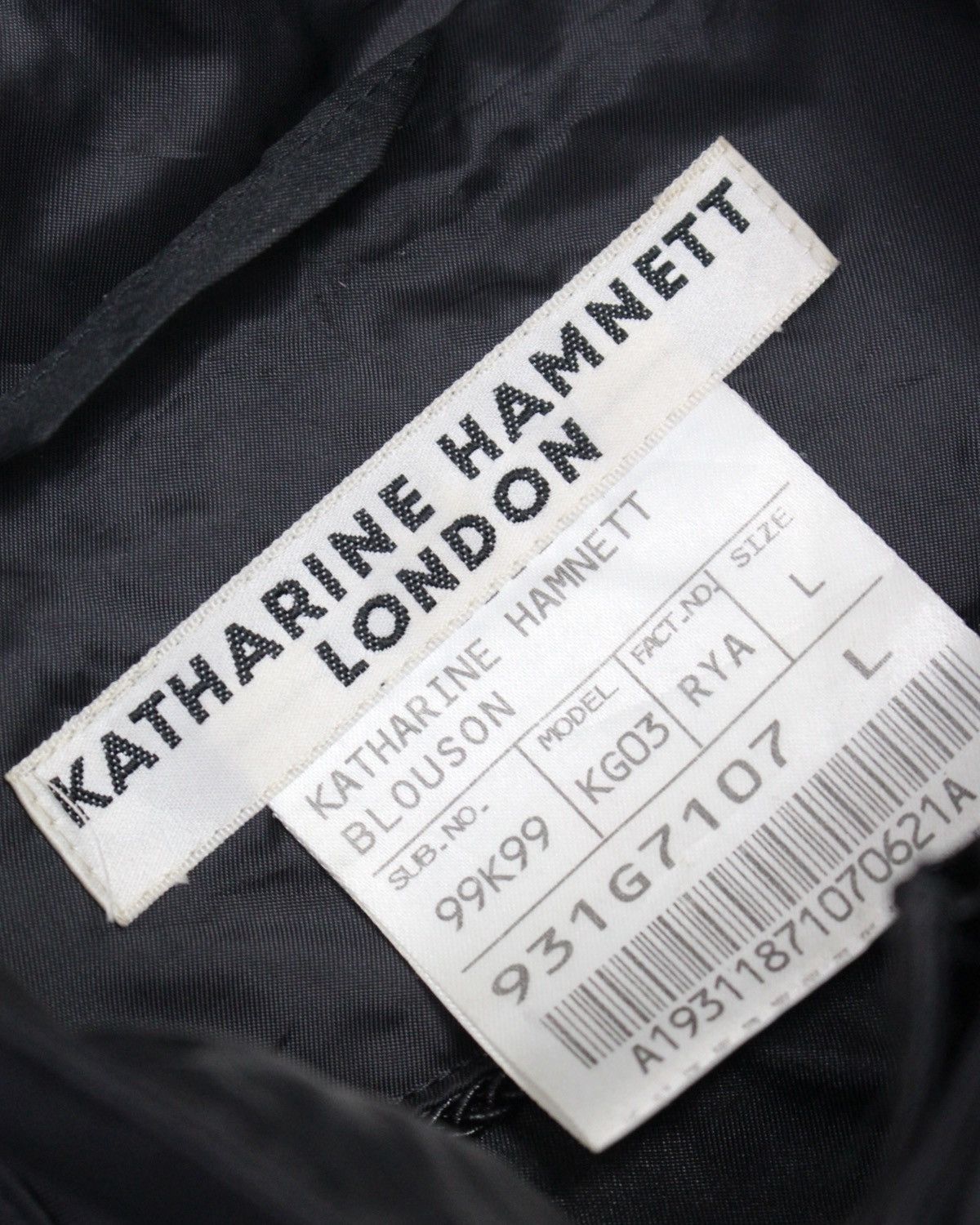 Katharine Hamnett London 2000S KATHARINE HAMNETT UTILITY BLOUSON JACKET Size US L / EU 52-54 / 3 - 10 Thumbnail