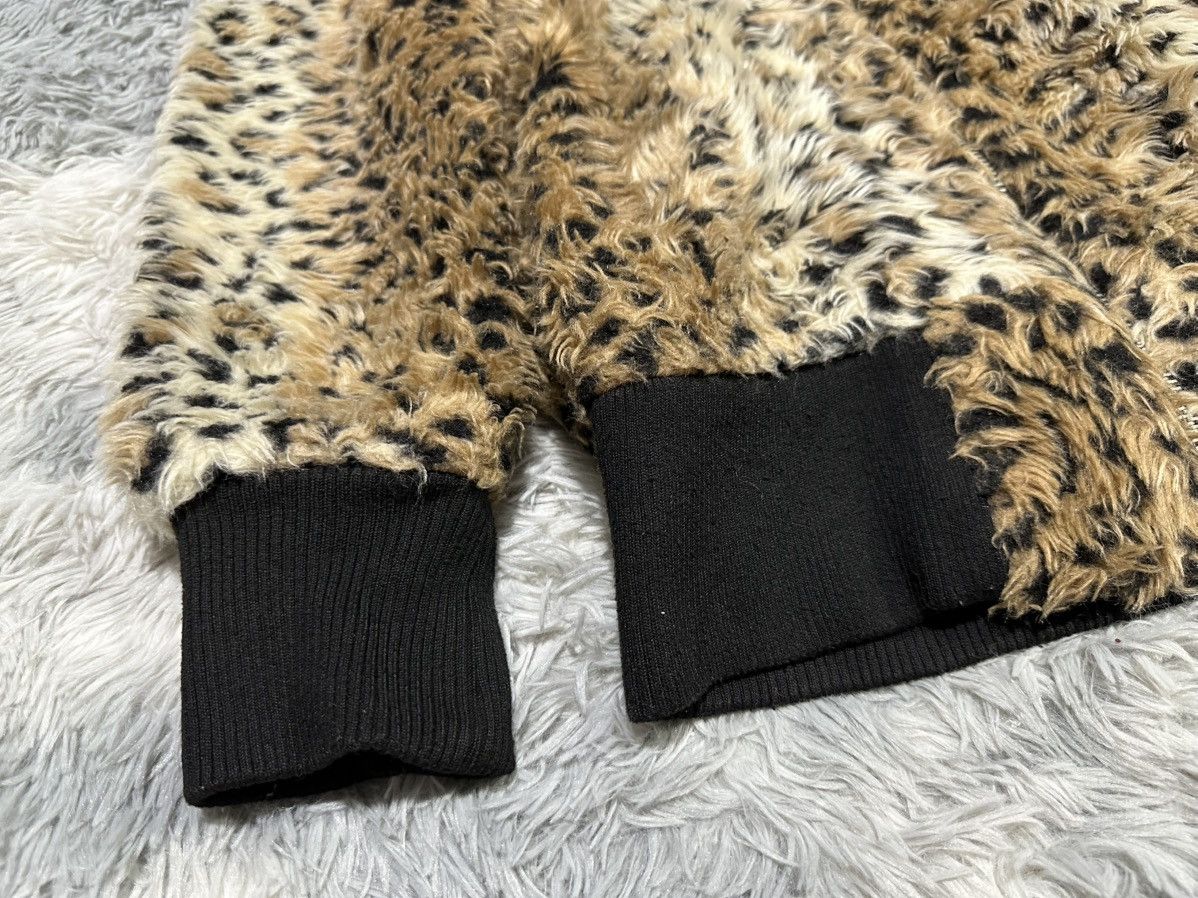 Hysteric Glamour 🔥Sick Y2K Glad News Leopard Fur Hoodie Vkei Punk Size US M / EU 48-50 / 2 - 4 Thumbnail