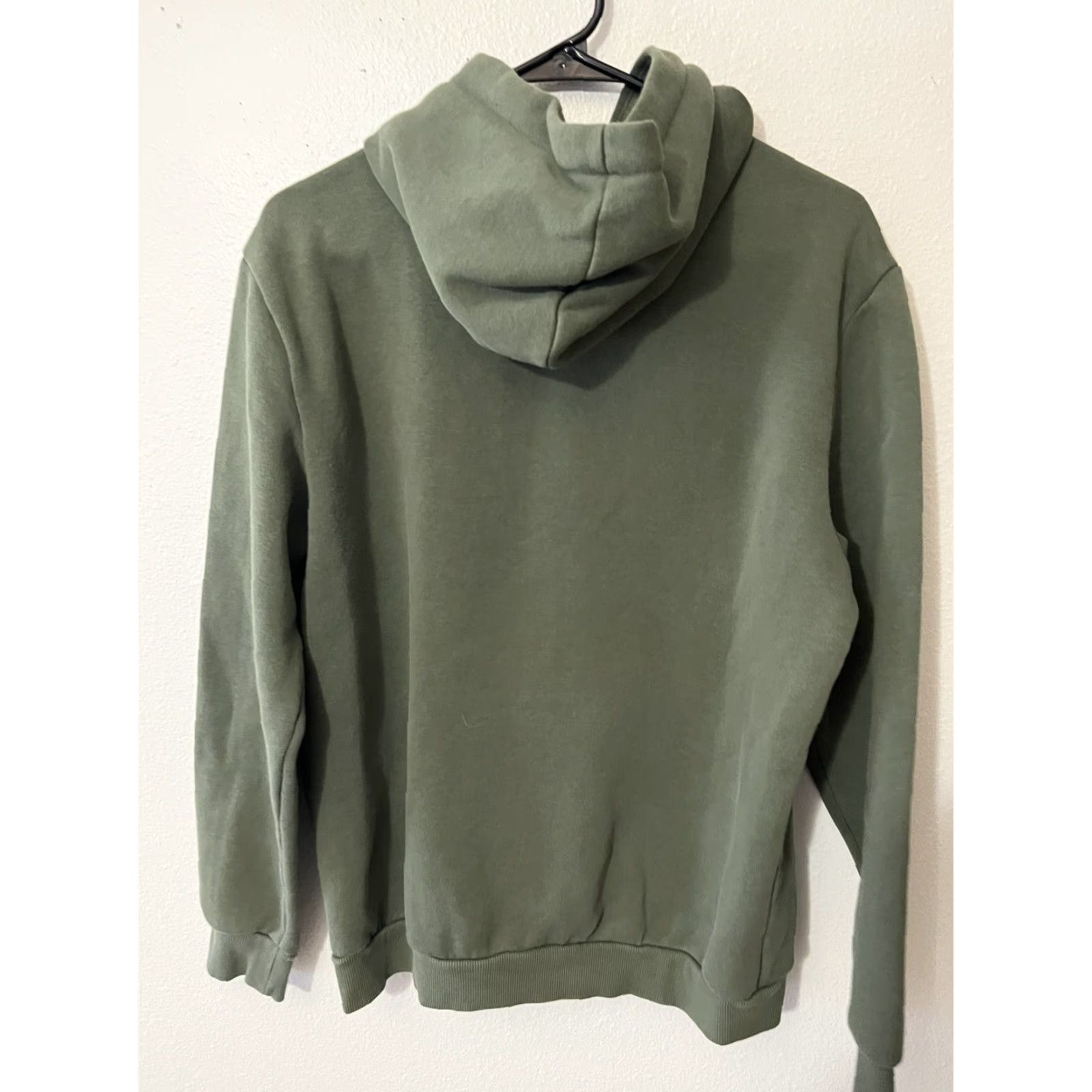 Puma PUMA Logo Hoodie Pullover Sweatshirt M Olive-Green Camouflage | Men | Size M | Cotton Blend Fleece | Regular Fit Size US M / EU 48-50 / 2 - 4 Thumbnail