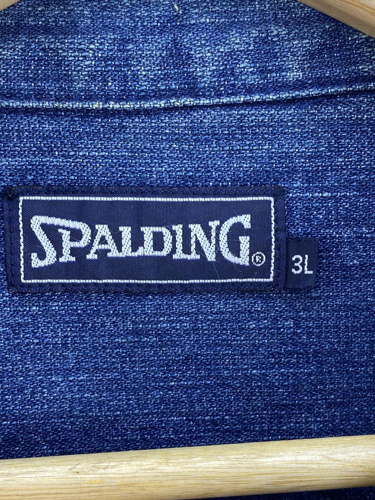 Spalding Spalding Workwear Denim Zipper Jacket Size US XXL / EU 58 / 5 - 11 Thumbnail